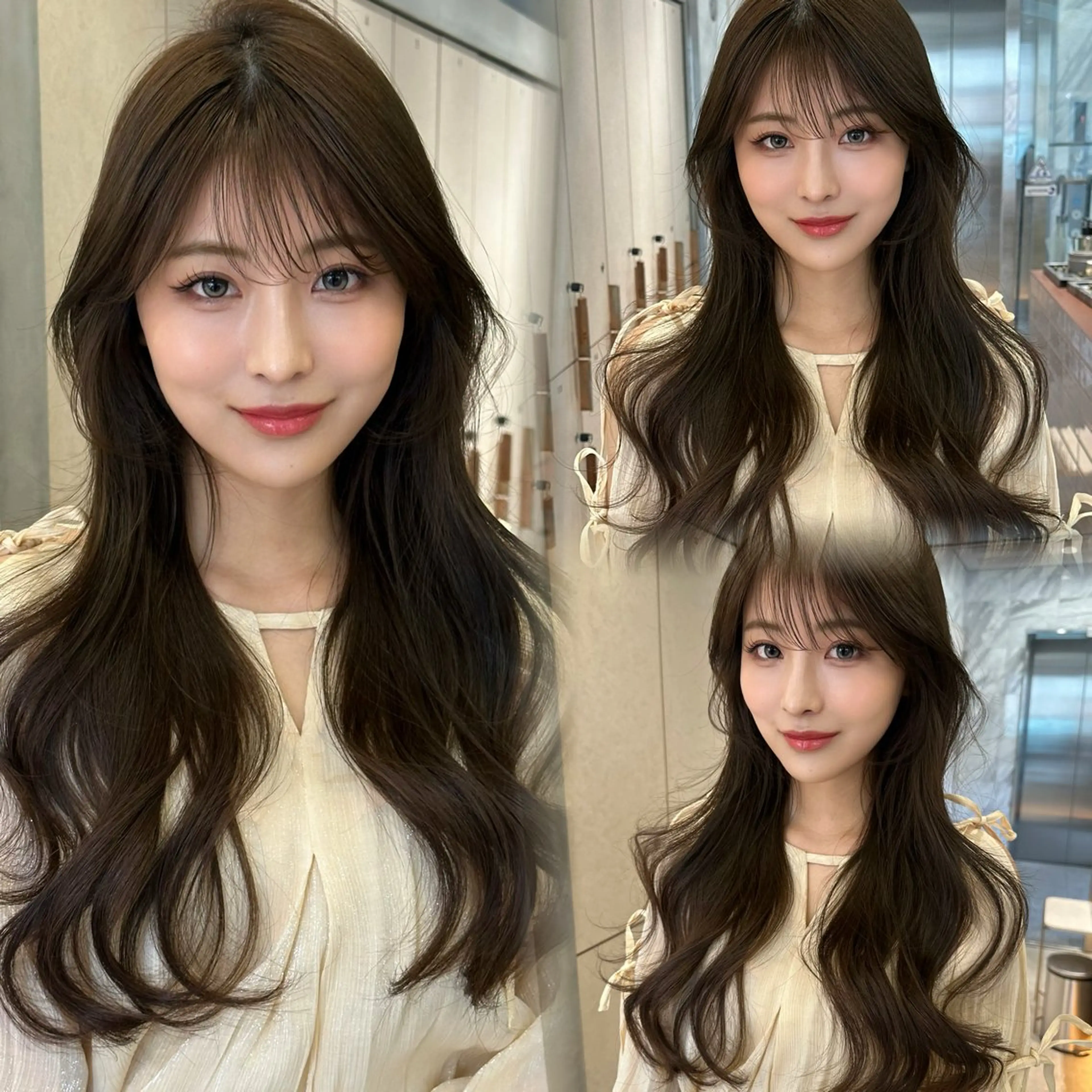 ロング カット ヘアカラー トリートメント ヘアセット 銀座副店長/レイヤー /髪質改善/田島のヘアスタイル