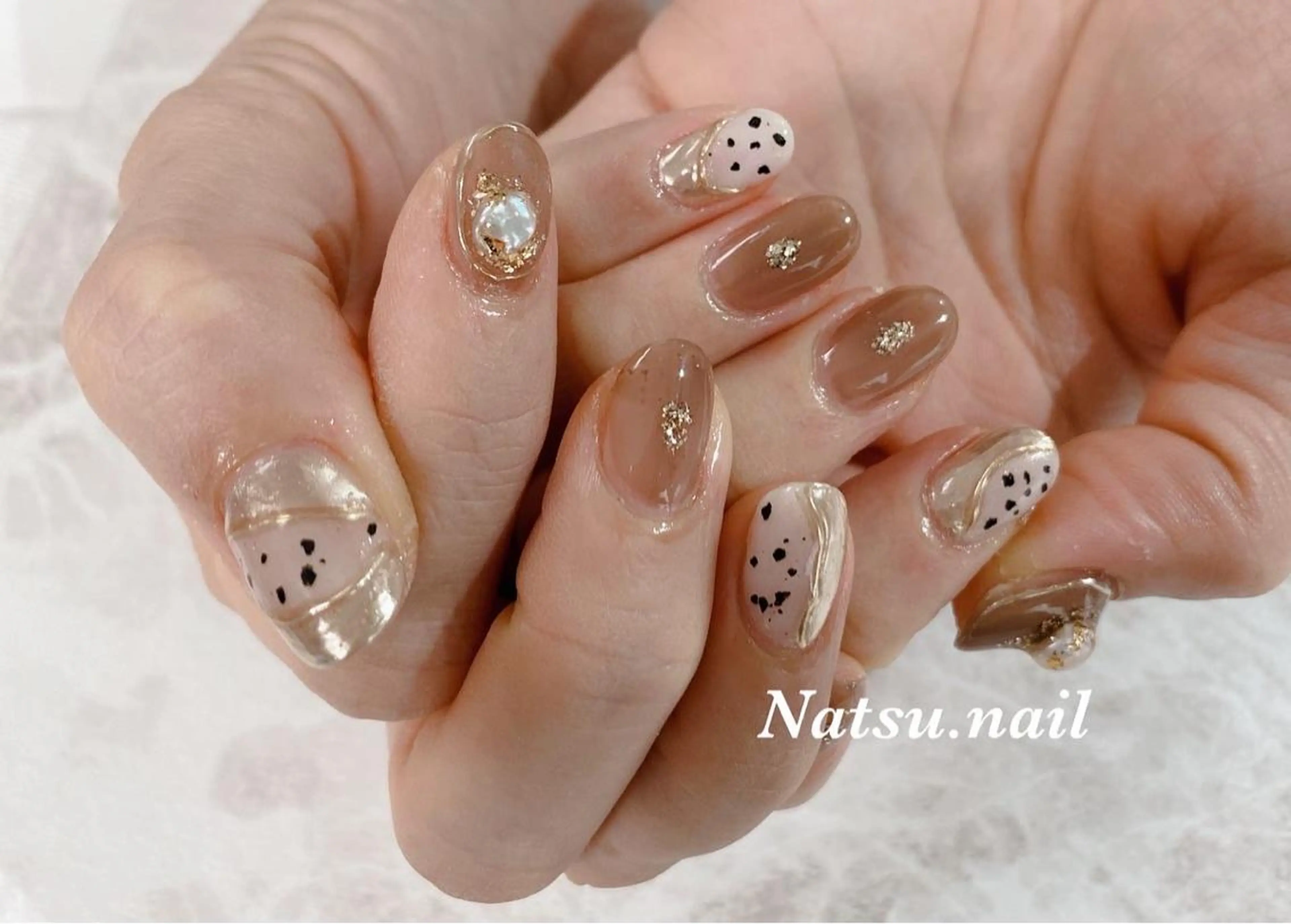 ネイル ミラーネイル Natsu nailのネイルデザイン
