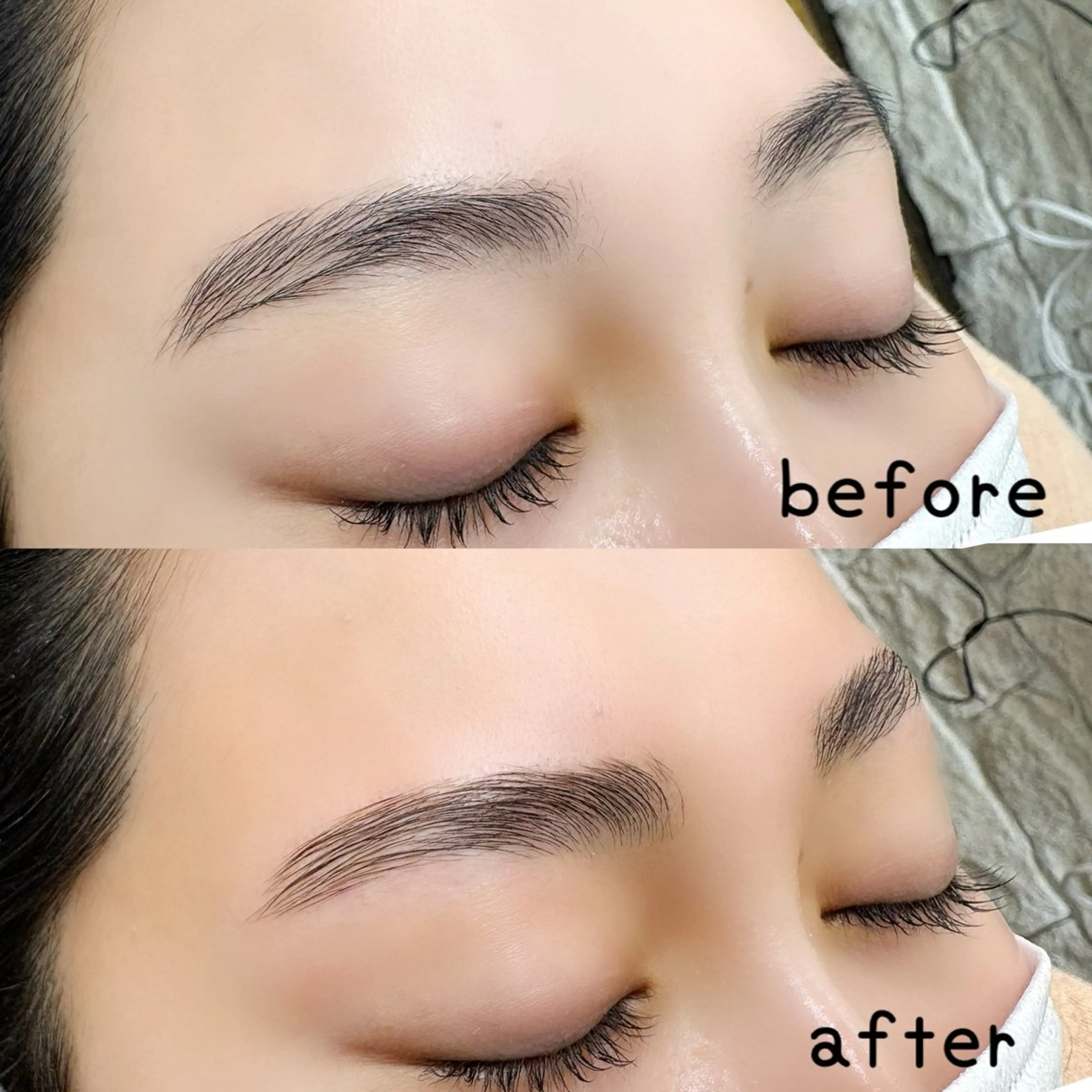 アイブロウ ハリウッドブロウリフト 🌺 SAKI 🌺のマツエク・マツパデザイン