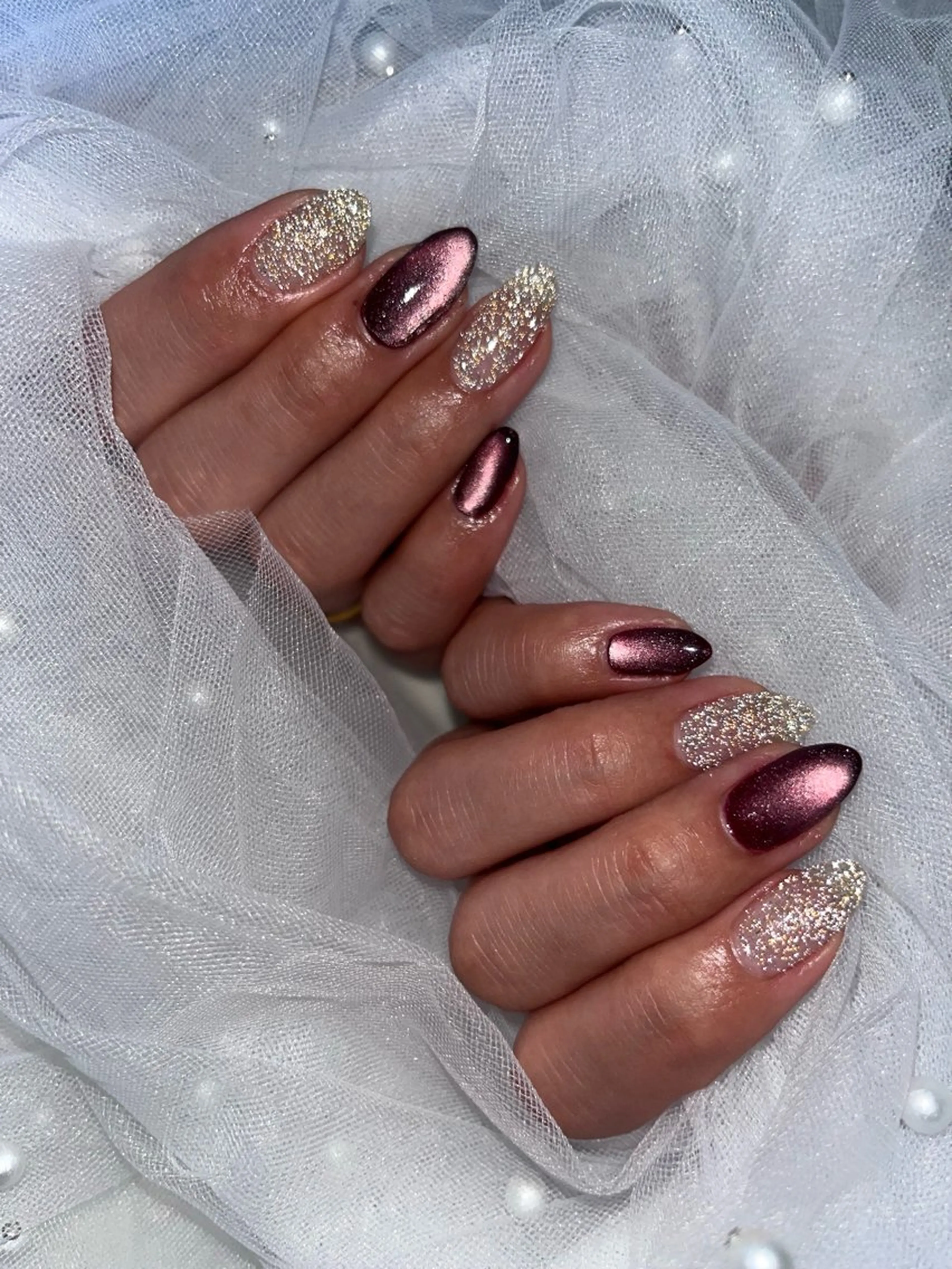 ネイル 斧田 莉穂のネイルデザイン