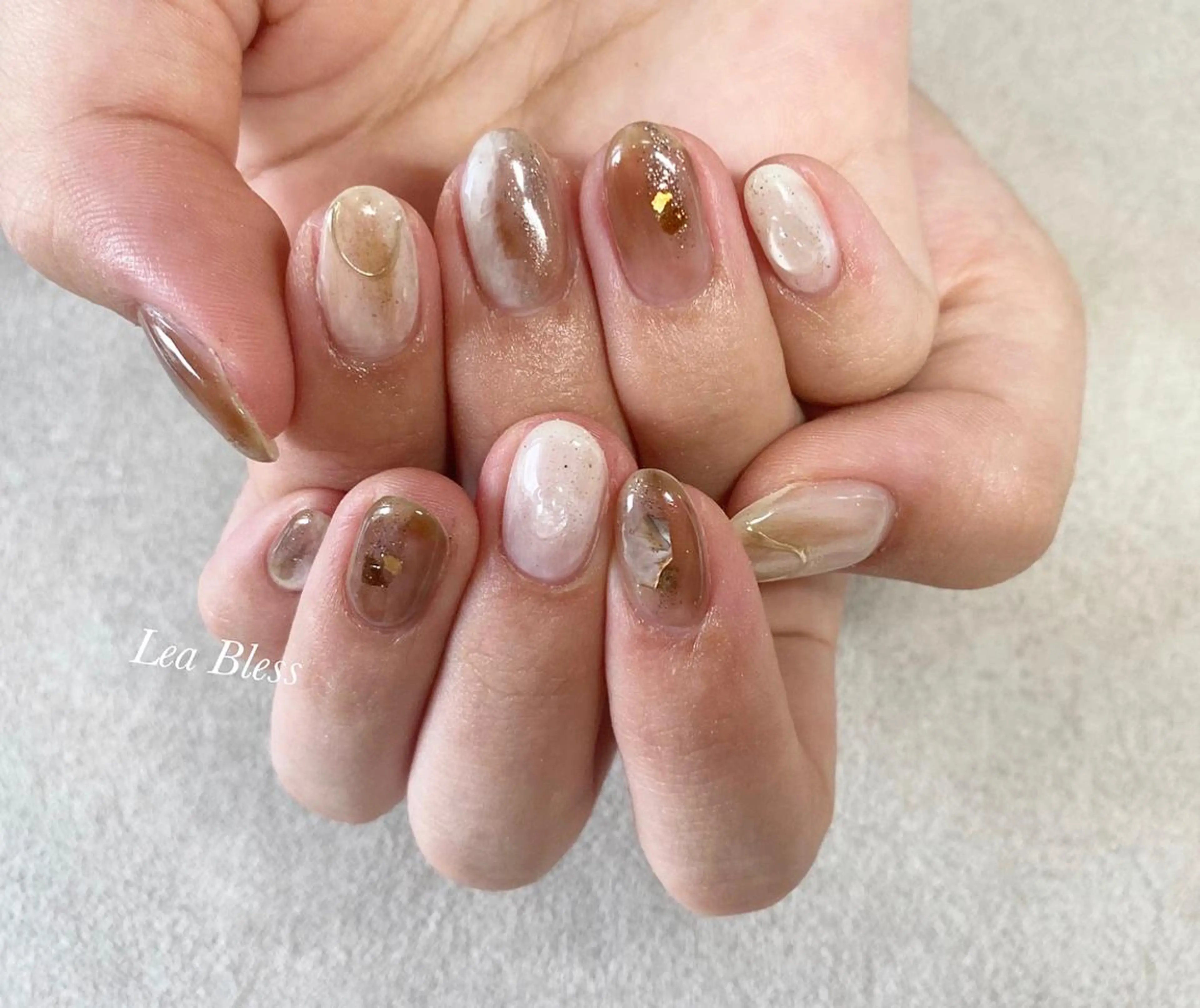 ネイル ハンドネイル Lea Bless 河原町のネイルデザイン
