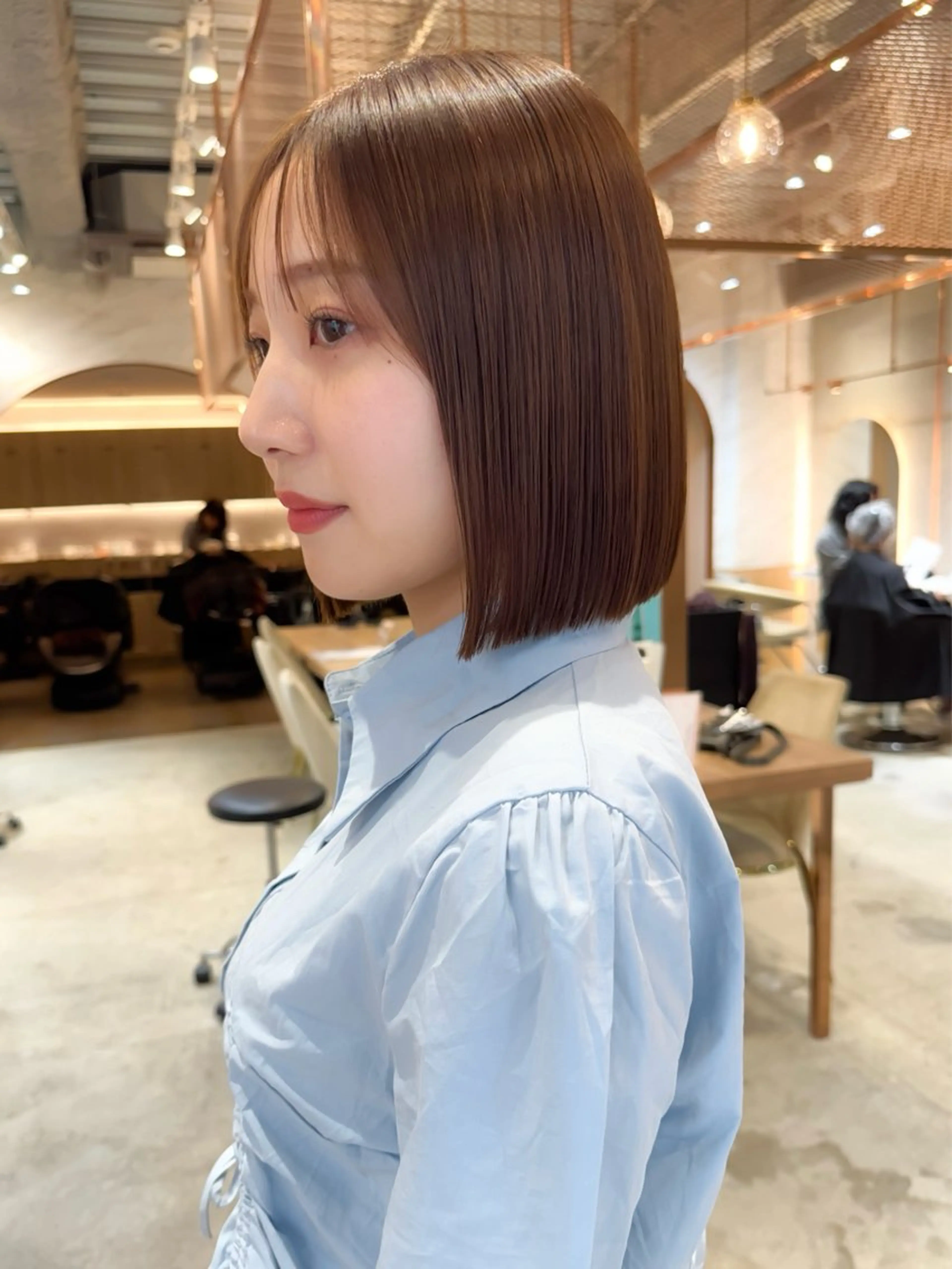 ショート カット ヘアカラー 縮毛矯正 トリートメント 🌹ボブ/髪質改善 韓国ヘア🌹澤口龍成のヘアスタイル