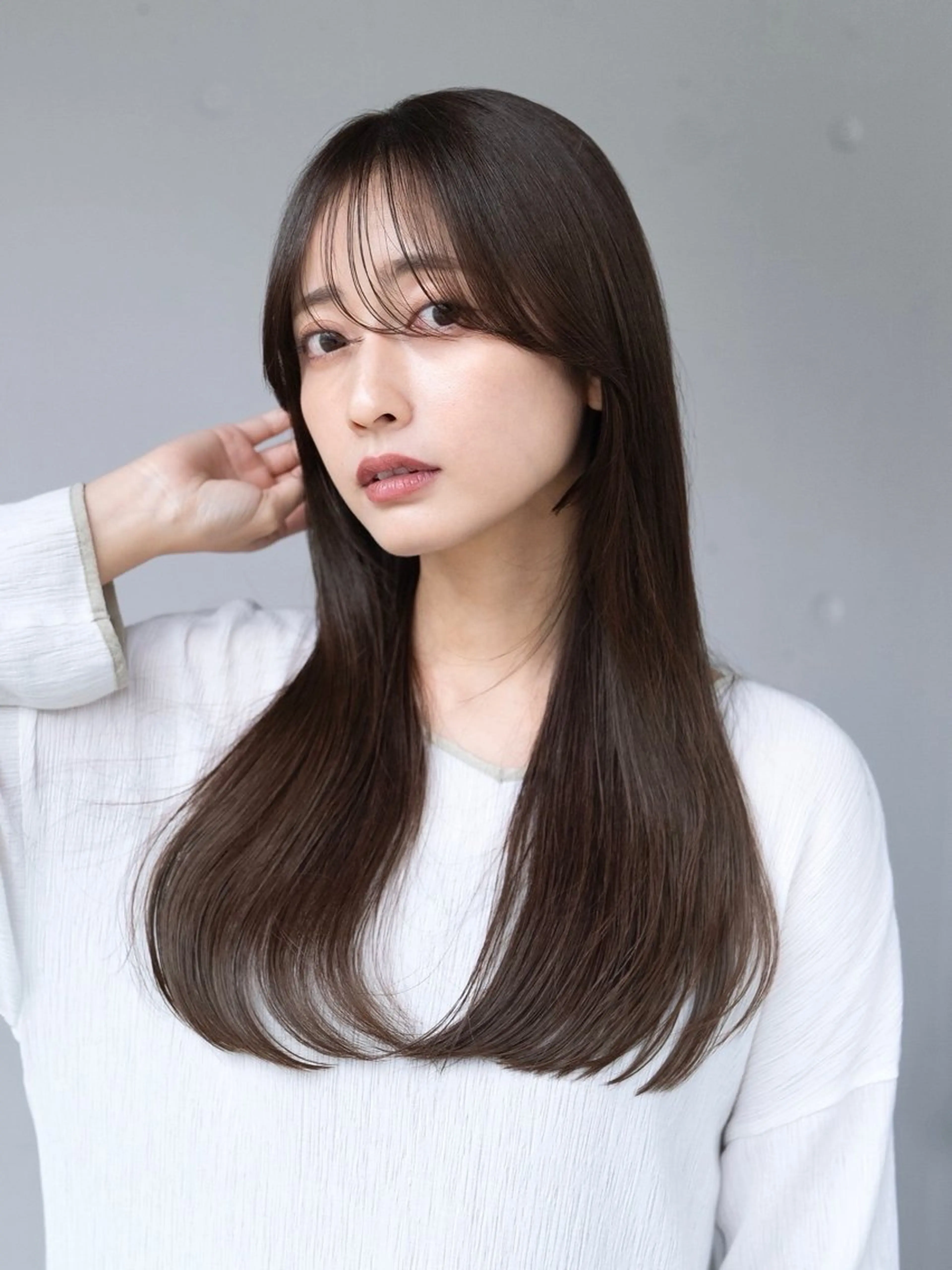 ロング カラー 透明感カラー/艶 ✖️上品/修生🥀のヘアスタイル