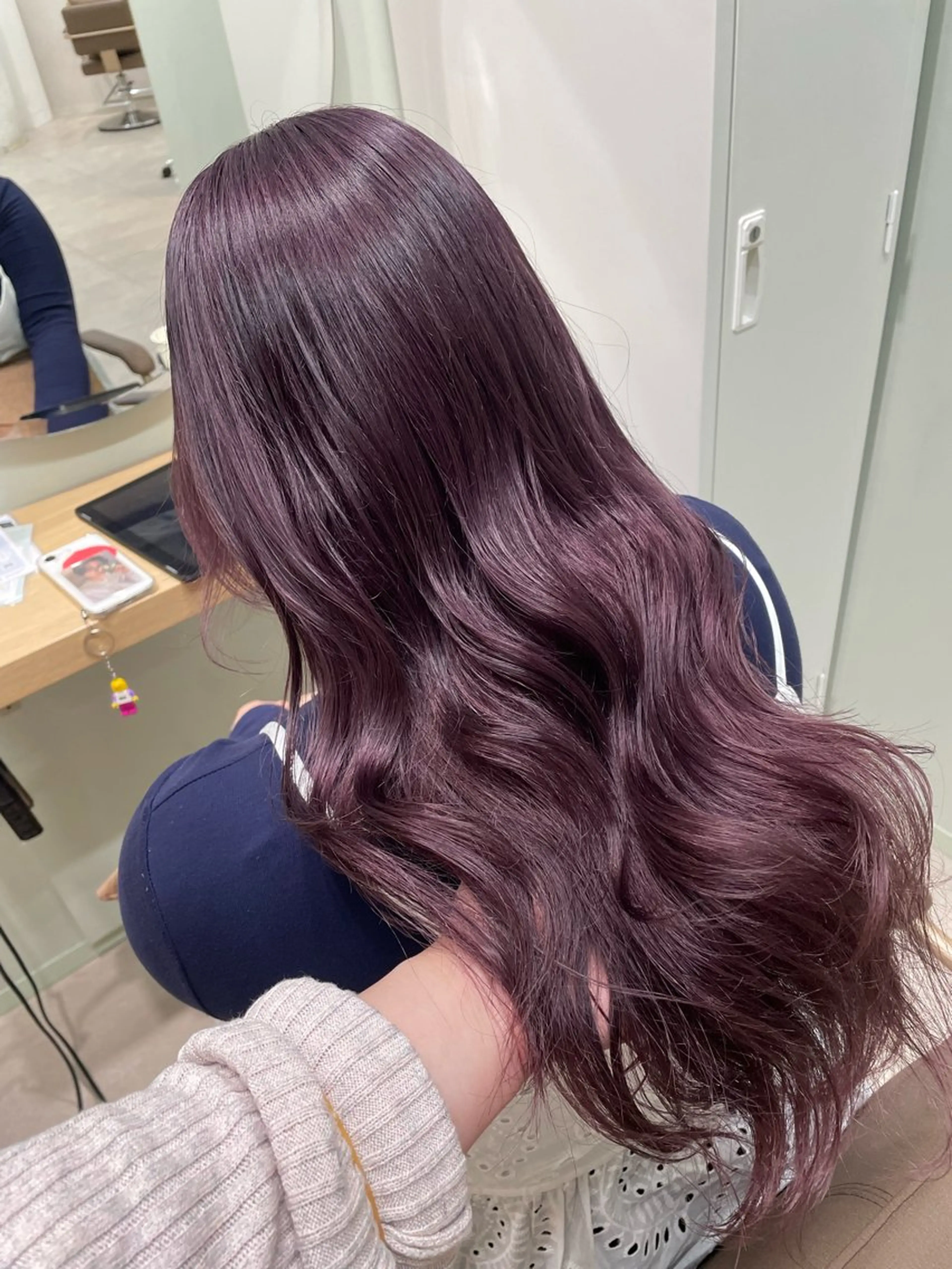 【色持ち⭕️】カット＋カラー マイクロバブル洗浄　ミニアロマスパ付き🧖🏻‍♀️の写真