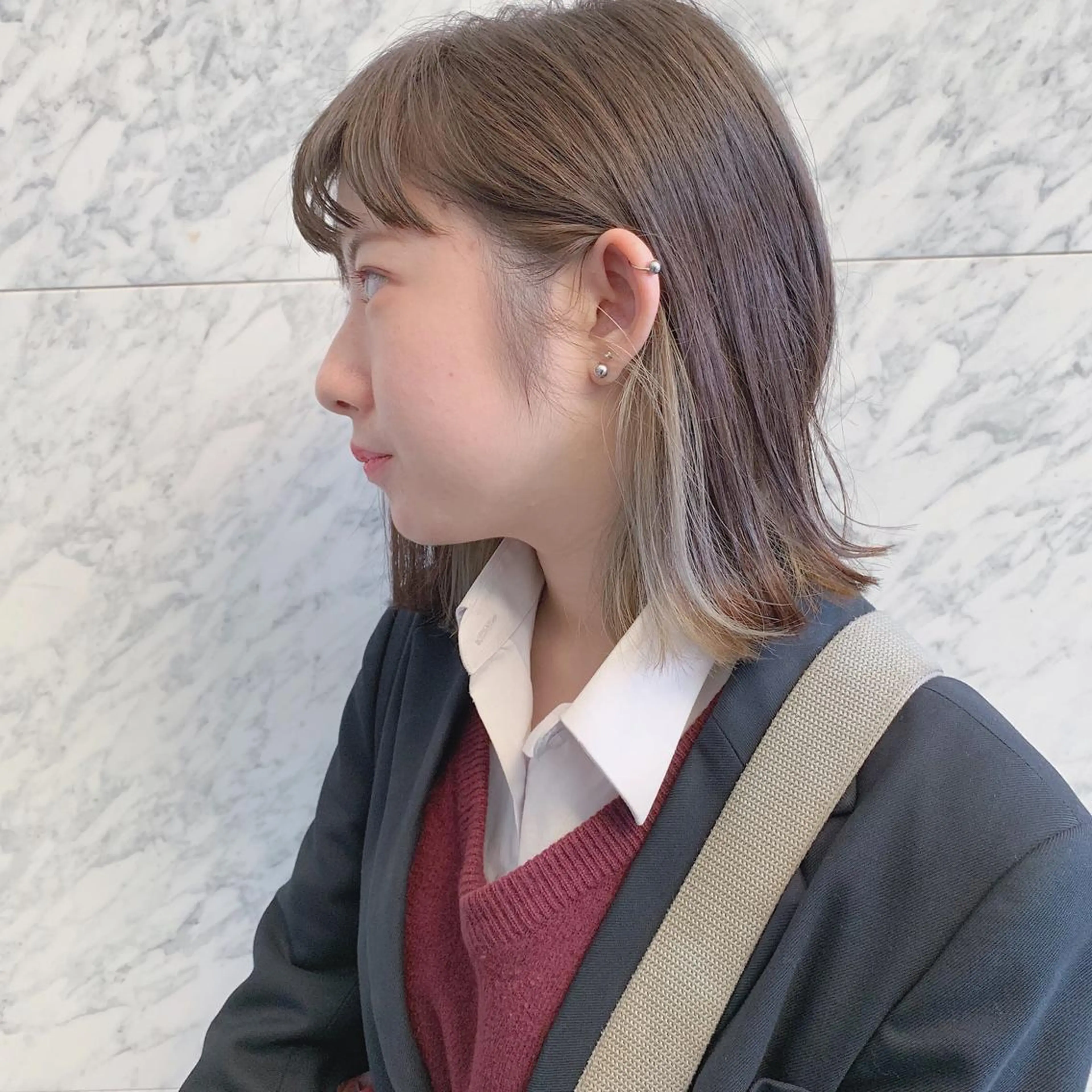 カラー なかの たくみのヘアスタイル