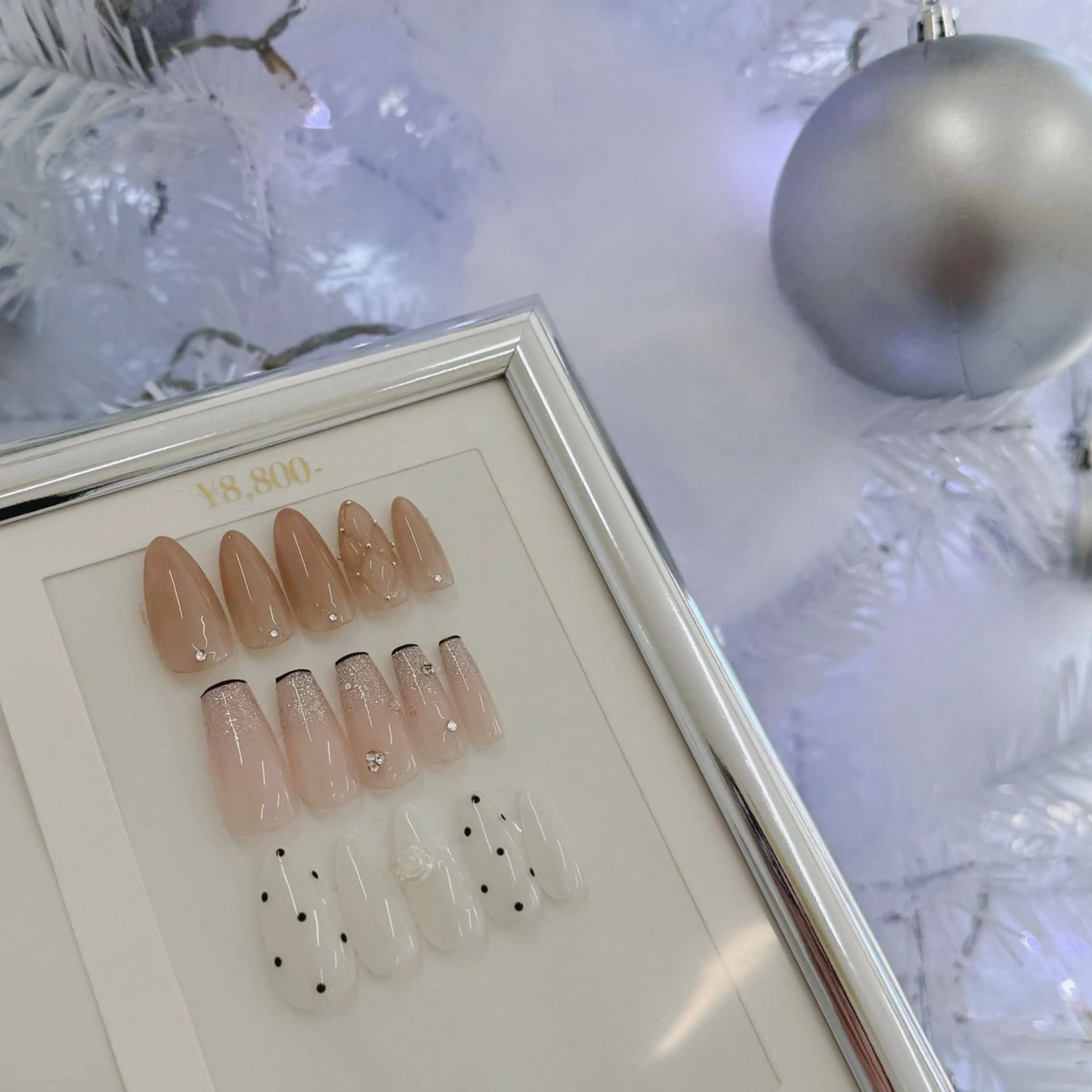 ネイル ロングネイル オフィスネイル シンプルネイル Amie NAILのネイルデザイン