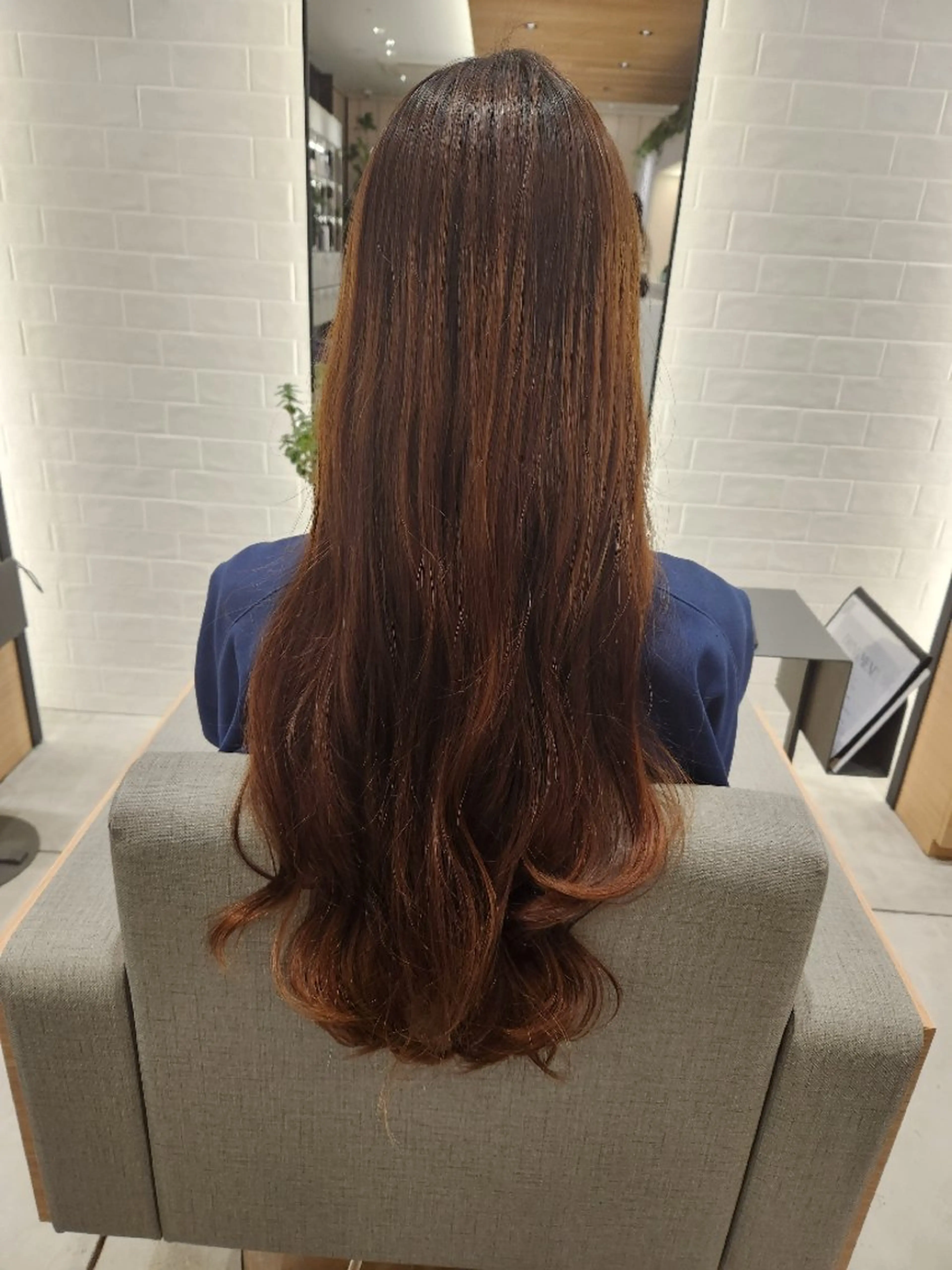 ロング パーマ 💜艶髪カラー💜 🎶富川美希🎶のヘアスタイル