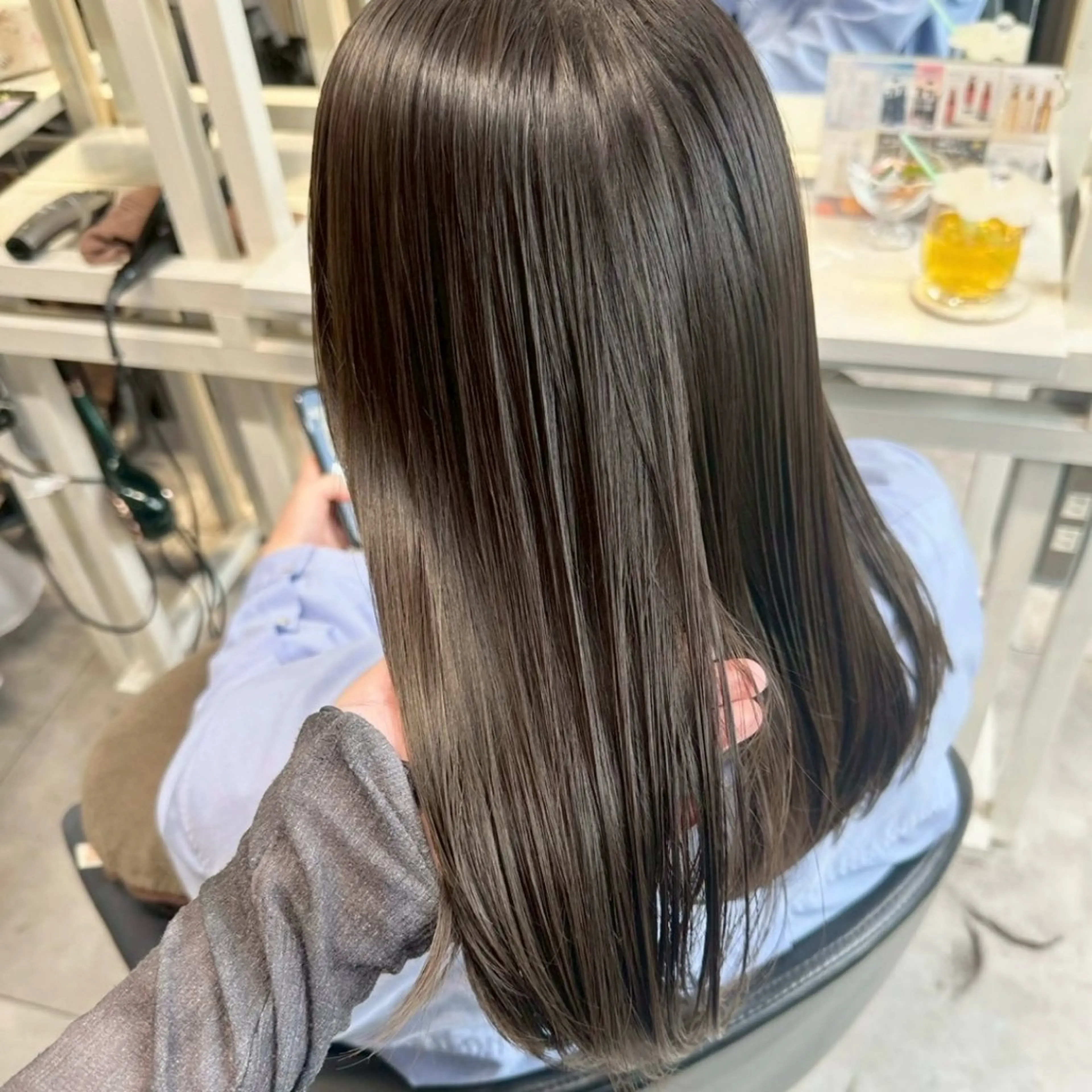 セミロング カラー ヘアカラー トリートメント 🎀愛されモテ カラー🎀/moeのヘアスタイル