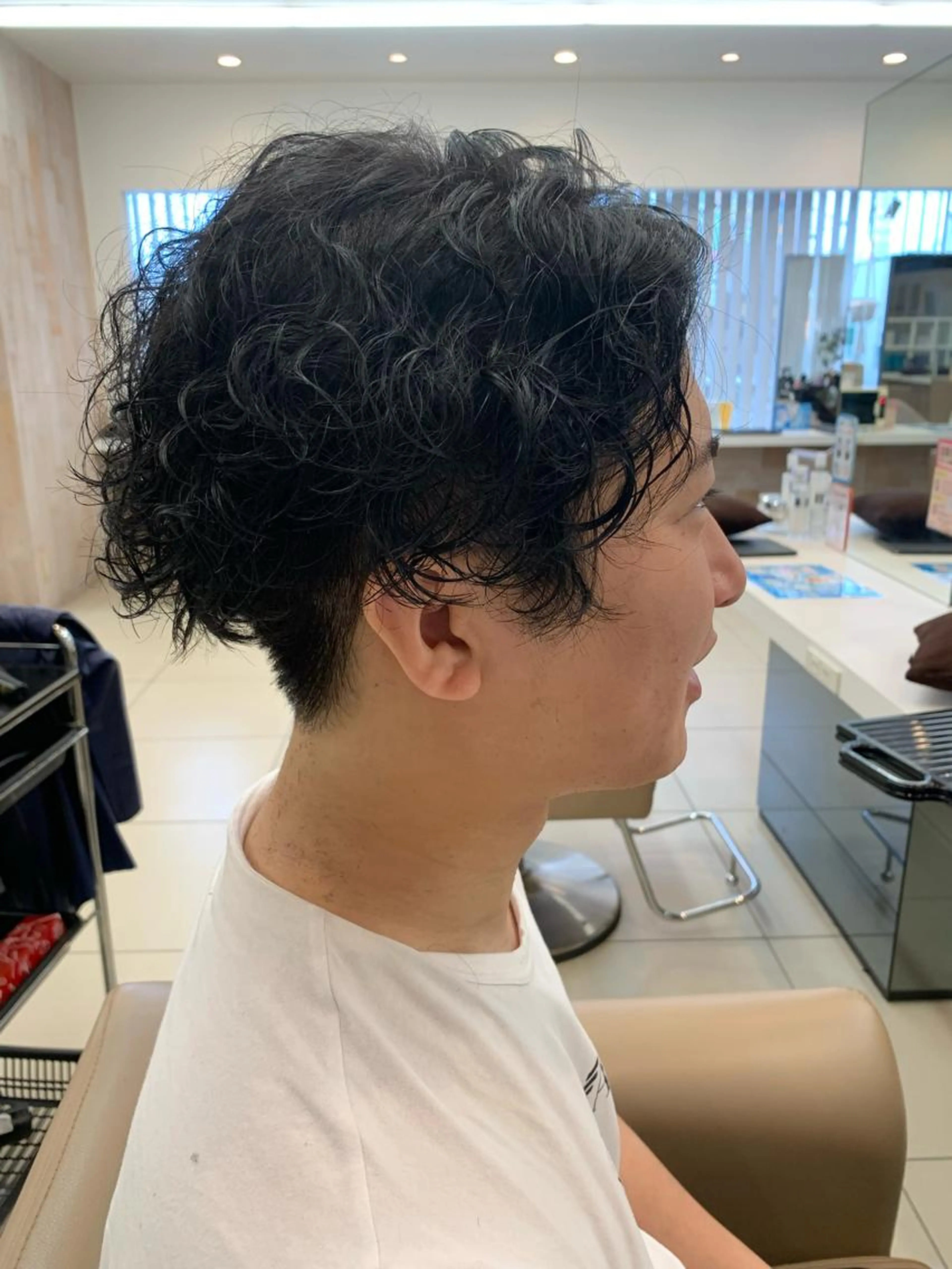 メンズカット➕ツイストパーマ➕メンズ炭酸潤いケアの写真