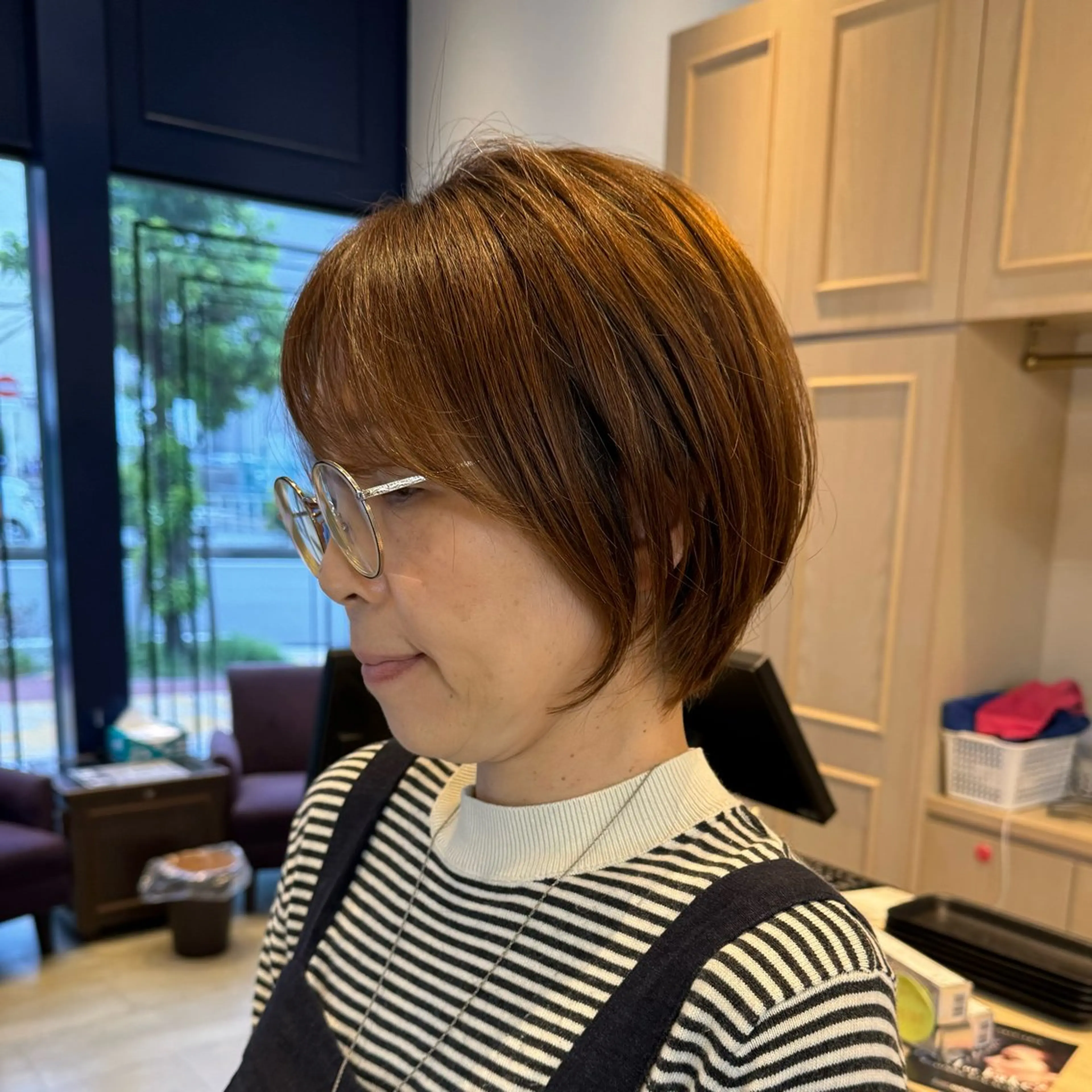 ショート ショート/ボブ パーマ/中原のヘアスタイル