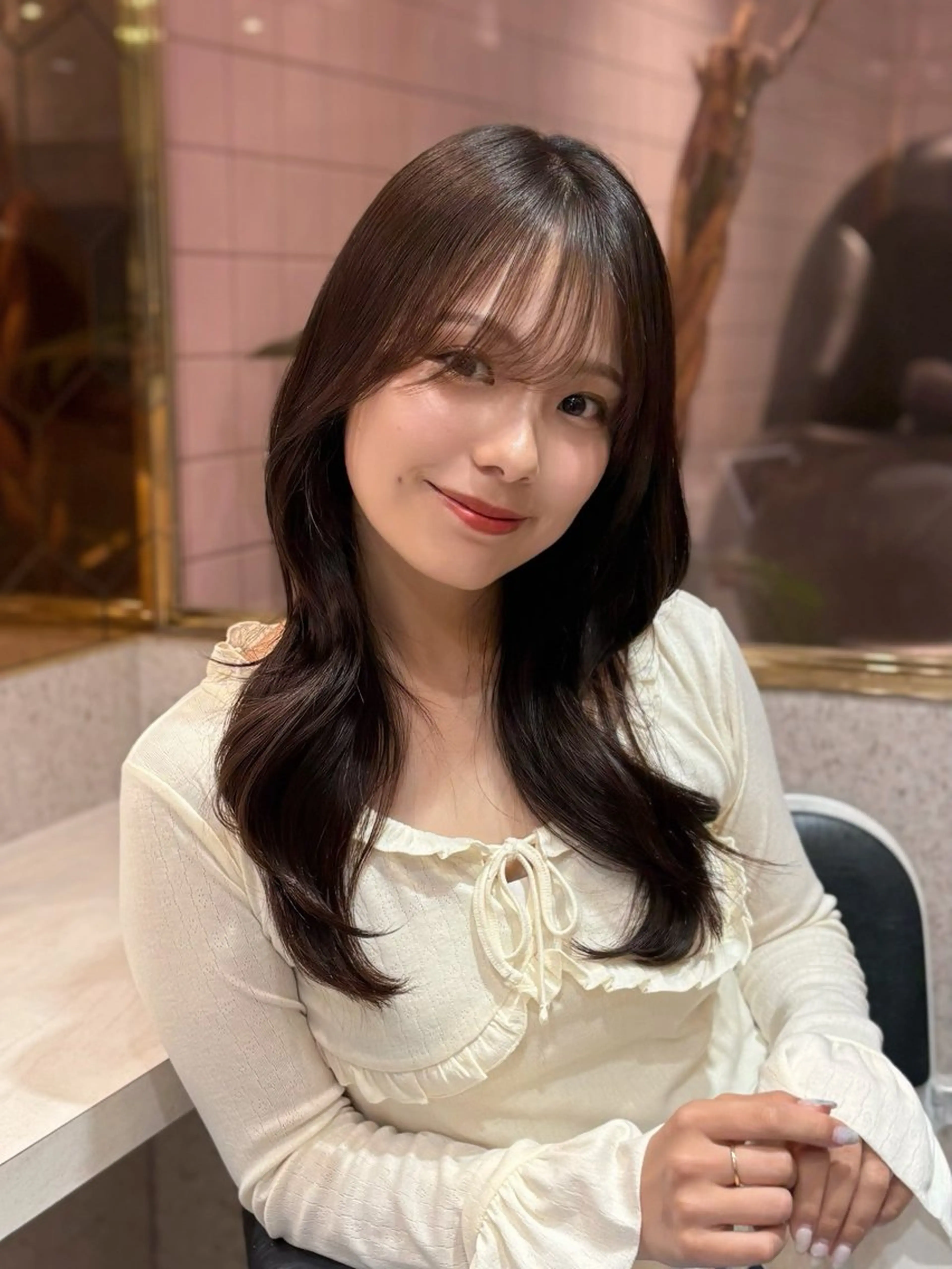 ✨韓国風似合わせカット✨+5step話題の髪質改善超音波アイロントリートメントの写真