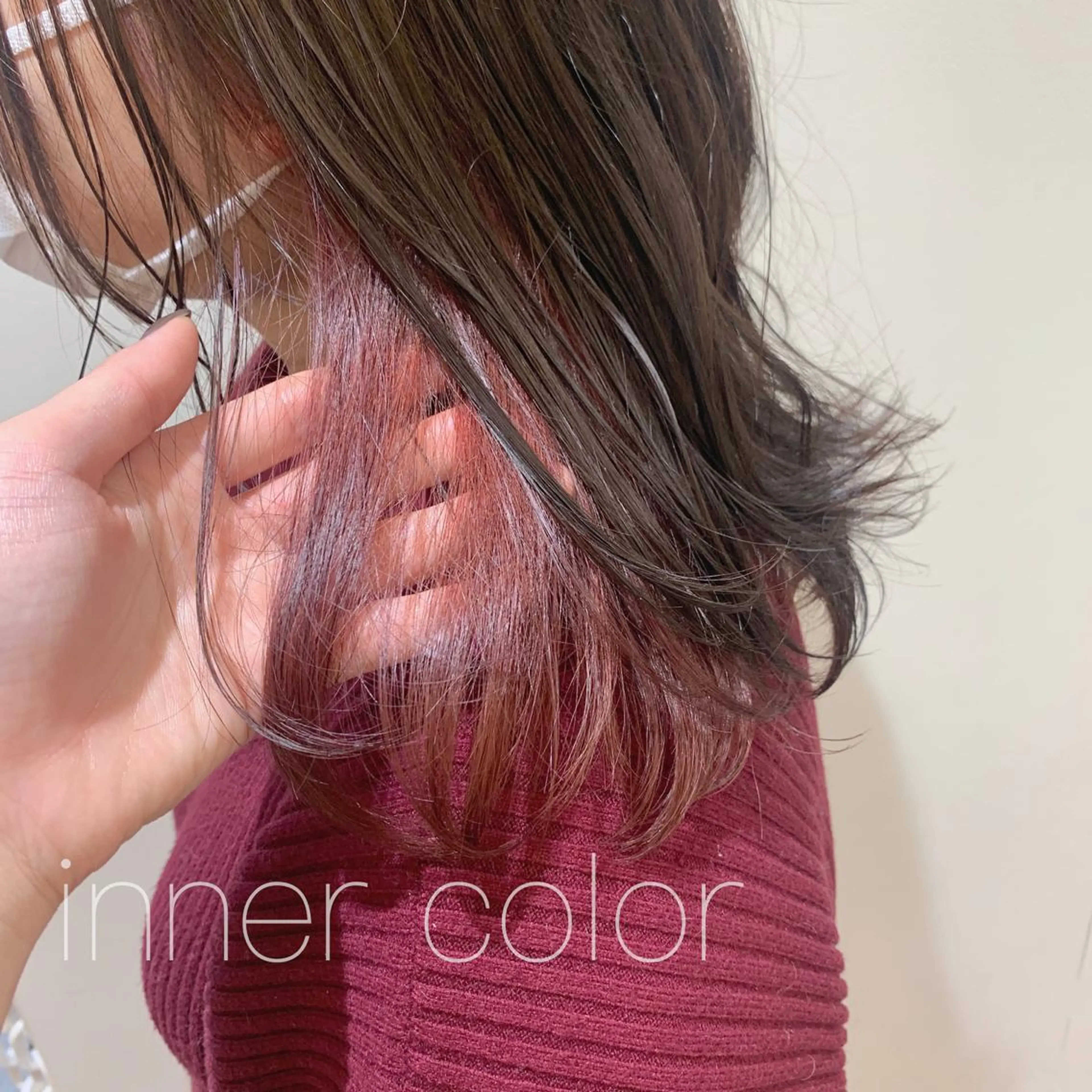 ミディアム 透明感カラー 金村真子のヘアスタイル