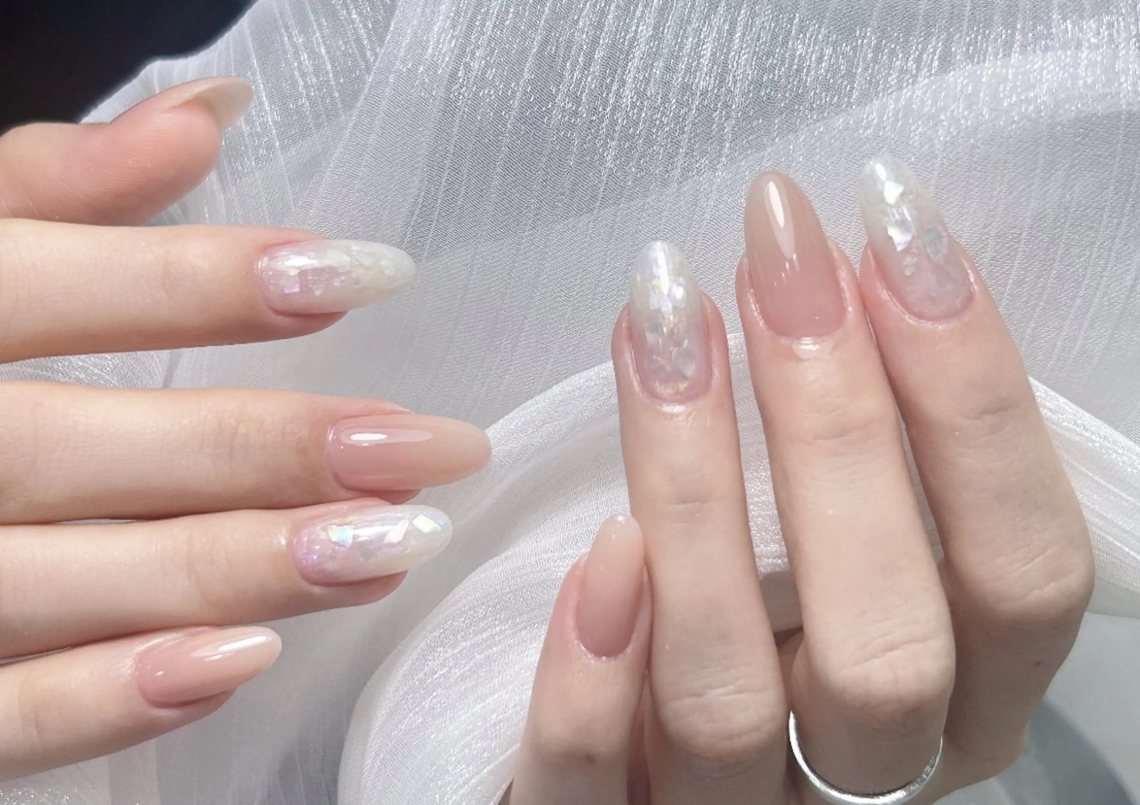 ネイル ハンドネイル MoonNail ユリ🌸のネイルデザイン