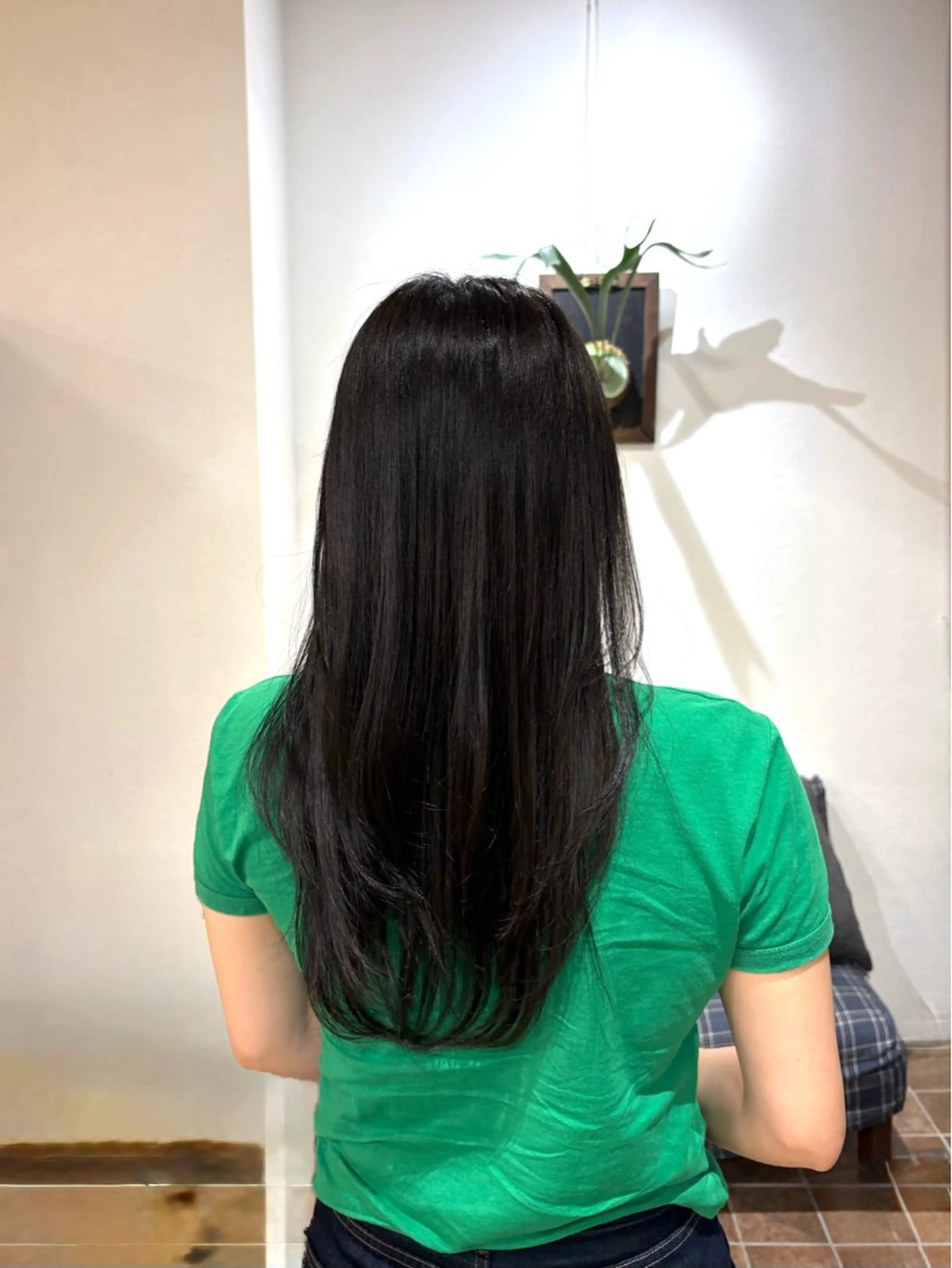 ロング レイヤーカット カット ヘアカラー 竹口 莉央のヘアスタイル