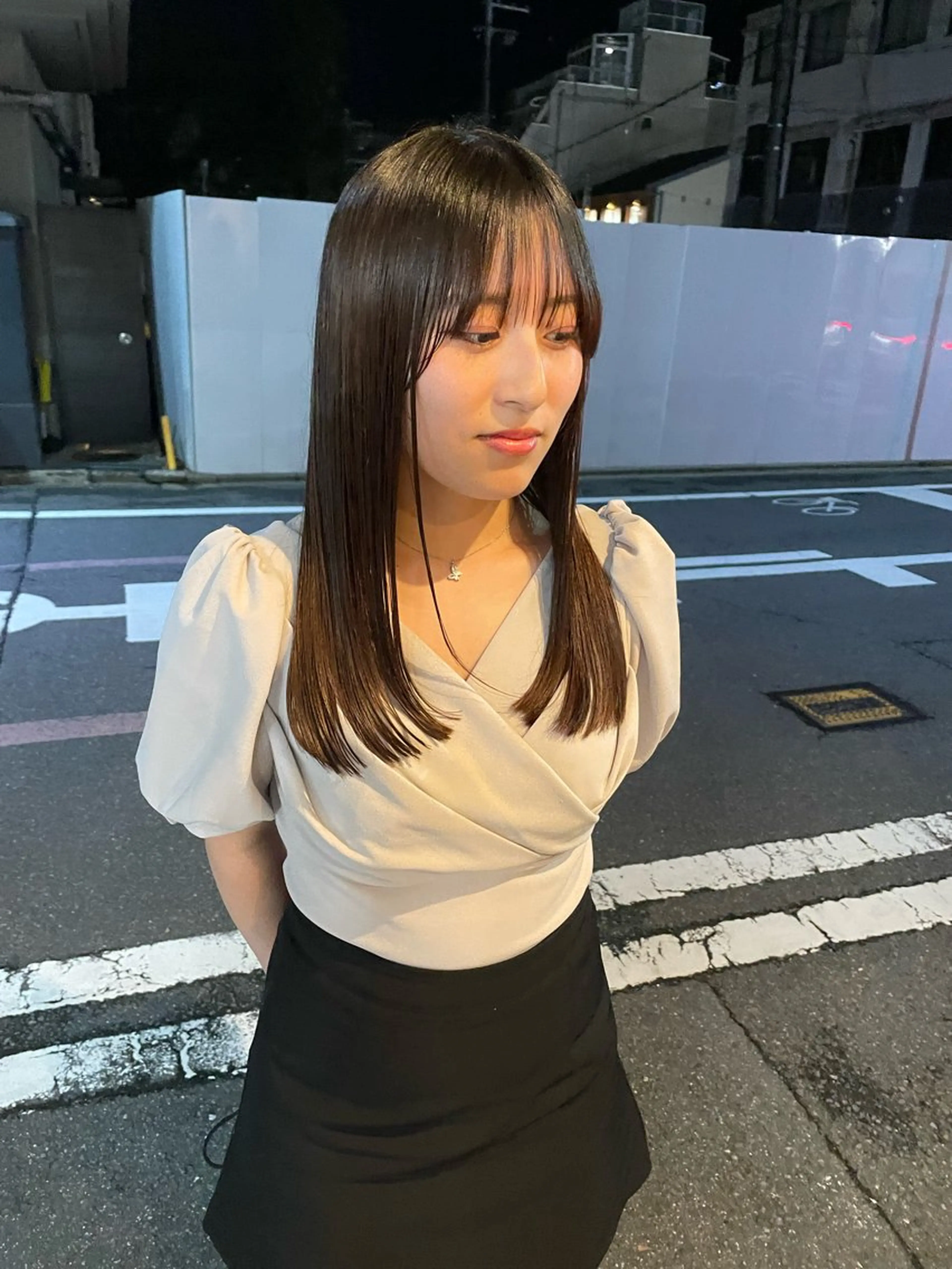 ロング カラー マツダ レンのヘアスタイル