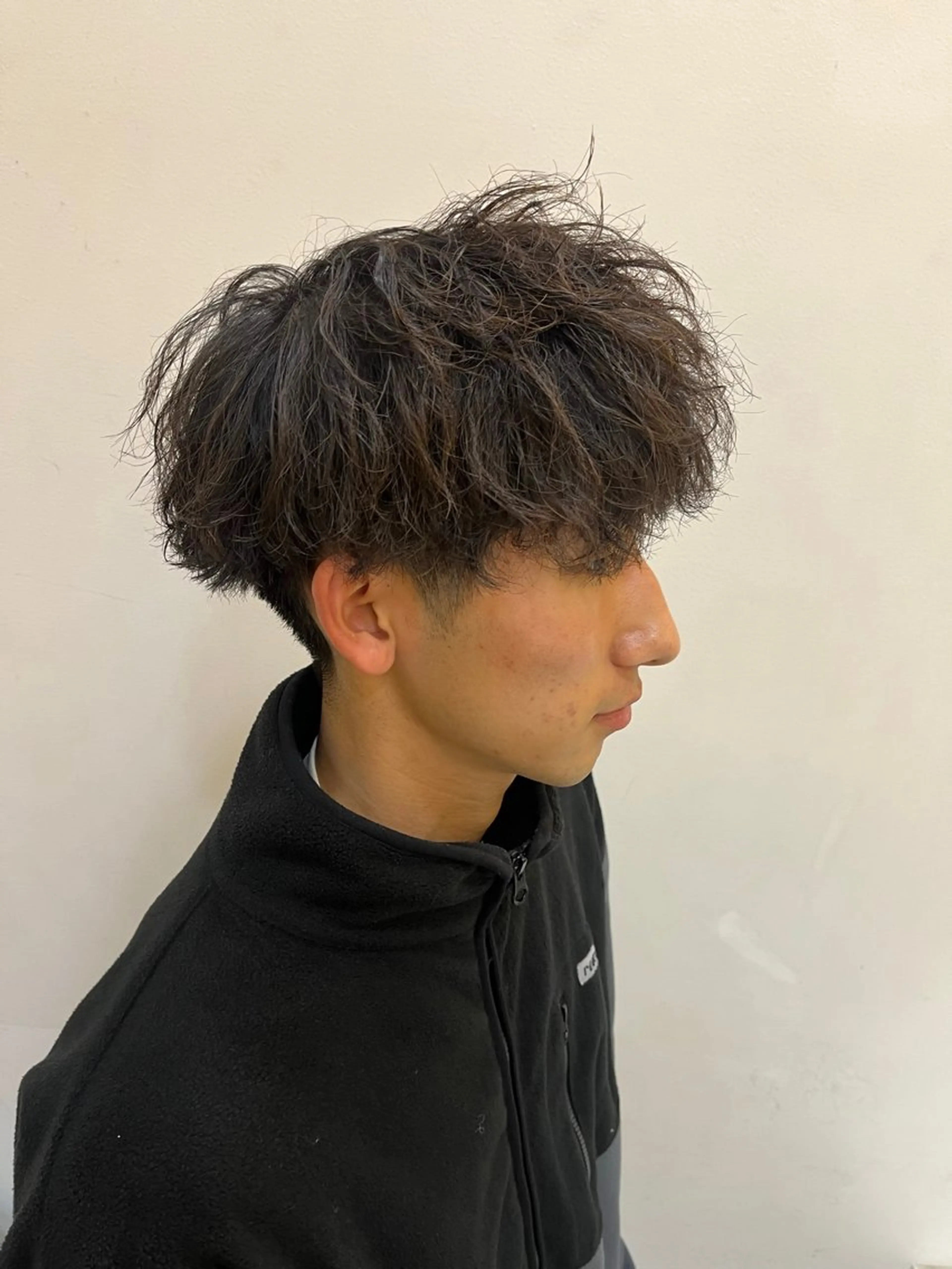 パーマ メンズ マッシュ メンズパーマ ツイストスパイラルパーマ 刈り上げ スパイラルパーマ 垢抜けのあっきー/ 本厚木徒歩1分のヘアスタイル