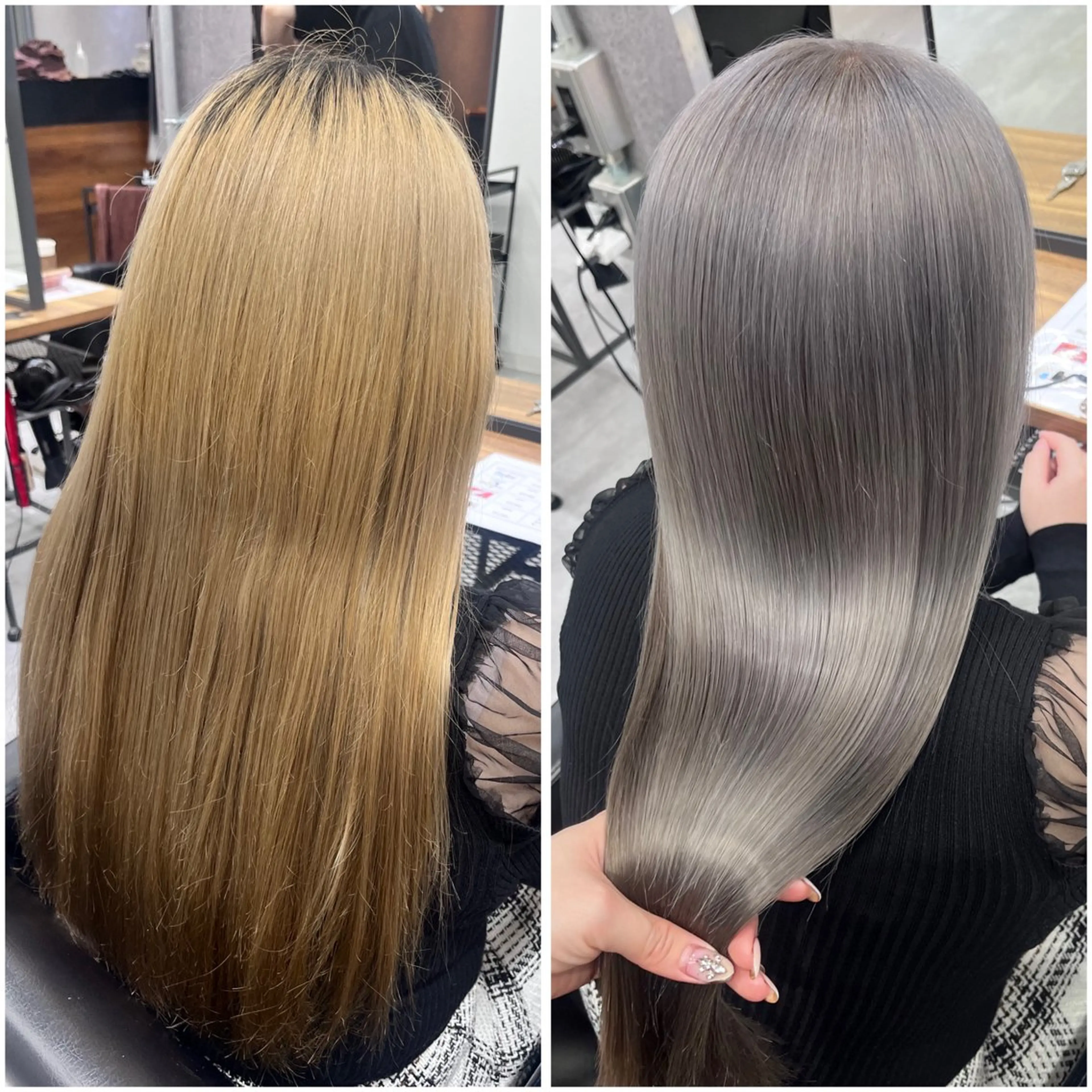 ロング カラー ヘアカラー トリートメント MAKO ❤️‍🔥NEXTのヘアスタイル