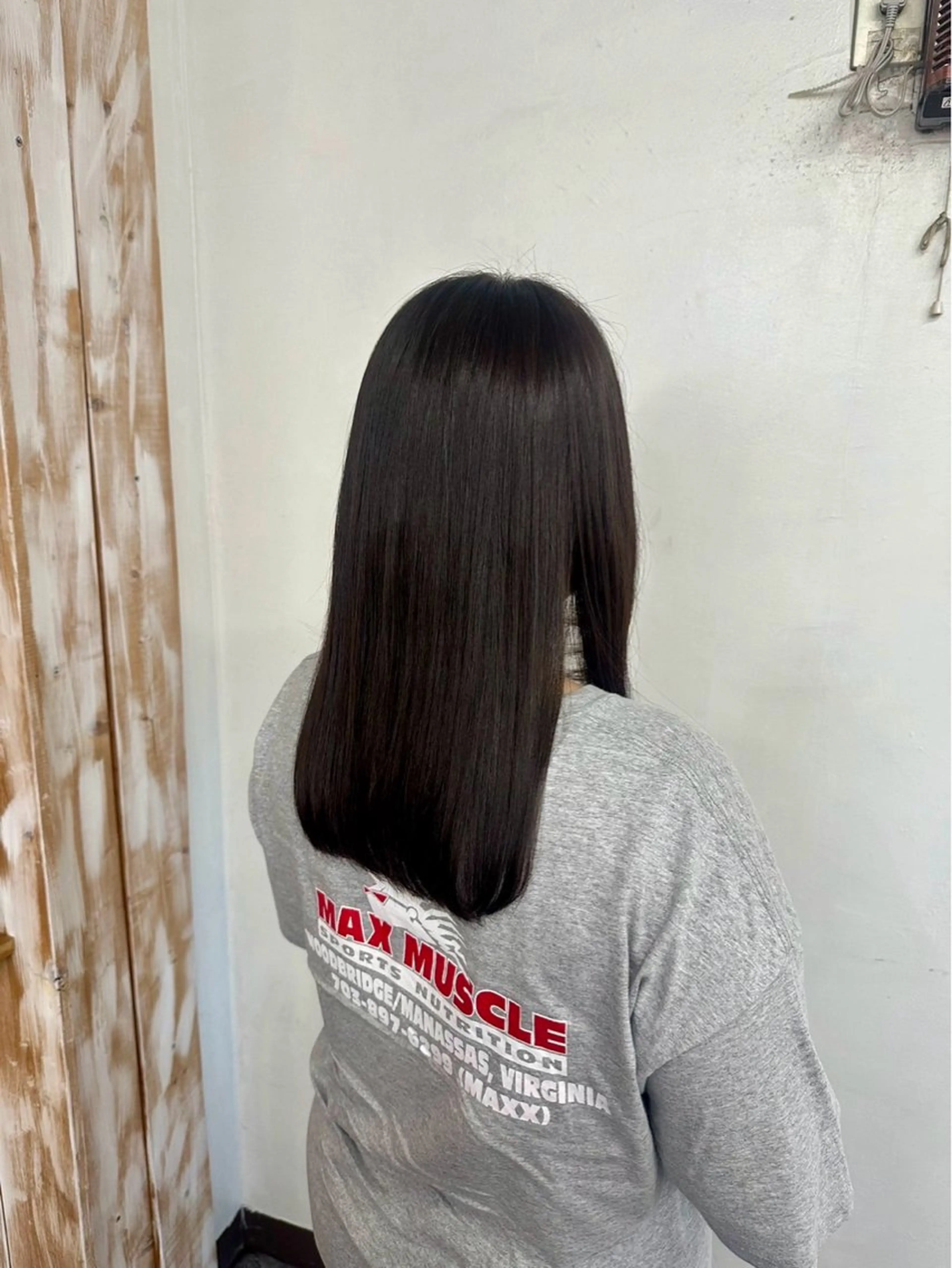 カット+縮毛矯正+3STEPトリートメント︎︎☁の写真