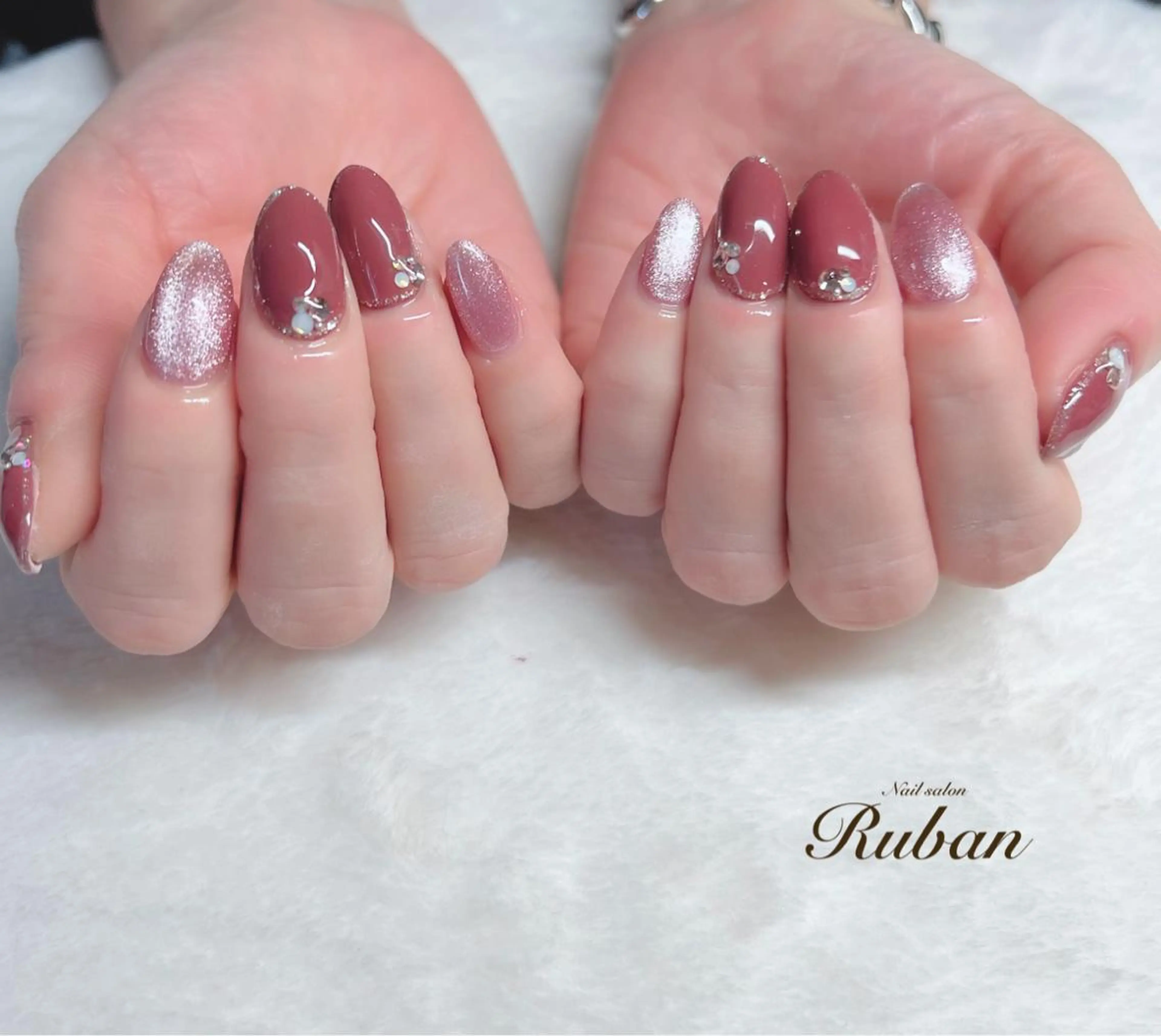 ネイル マグネットネイル Nail salon Rubanのネイルデザイン