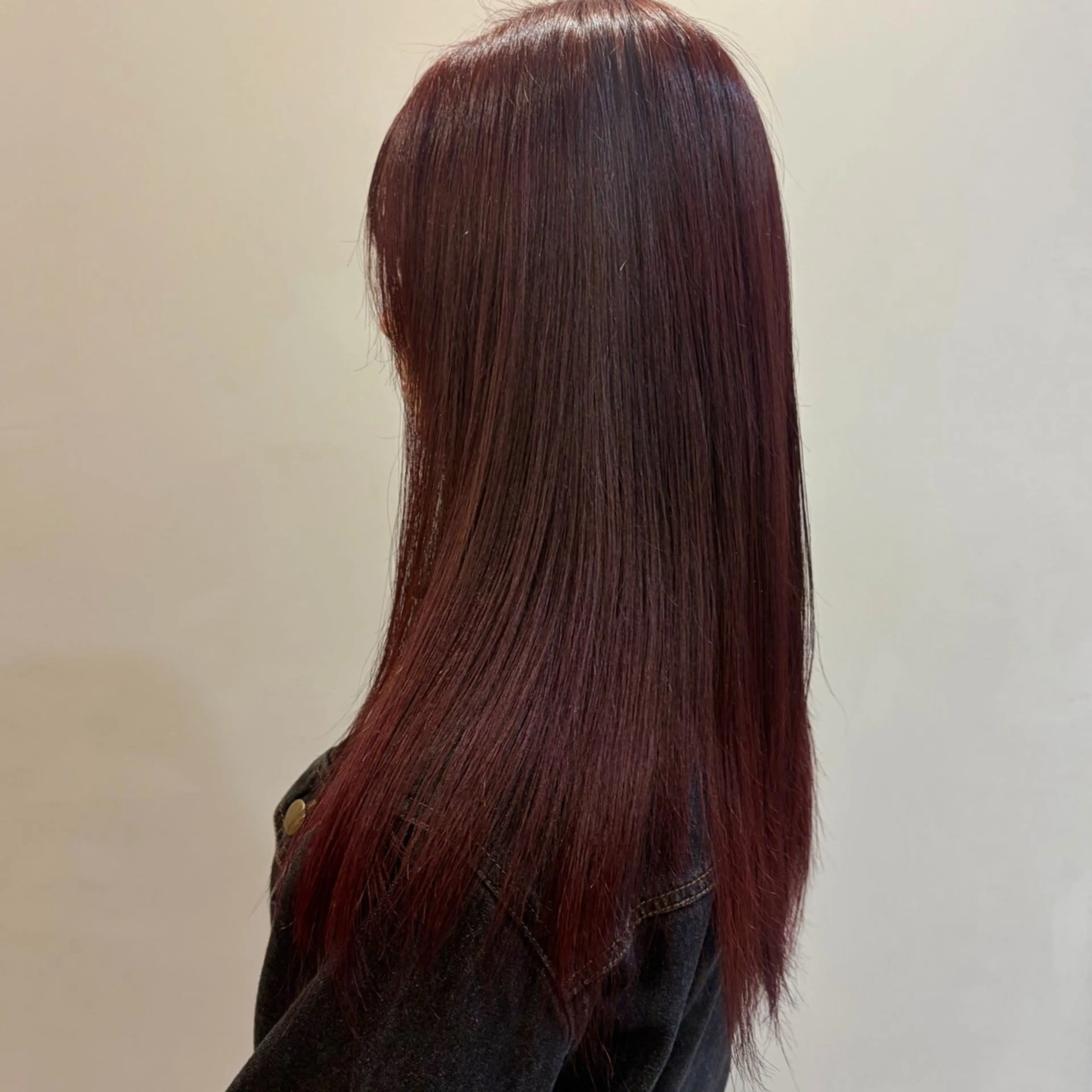 ロング カラー ピンクカラー レッドカラー ヘアカラー 透明感カラー 🌱多田 望花のヘアスタイル