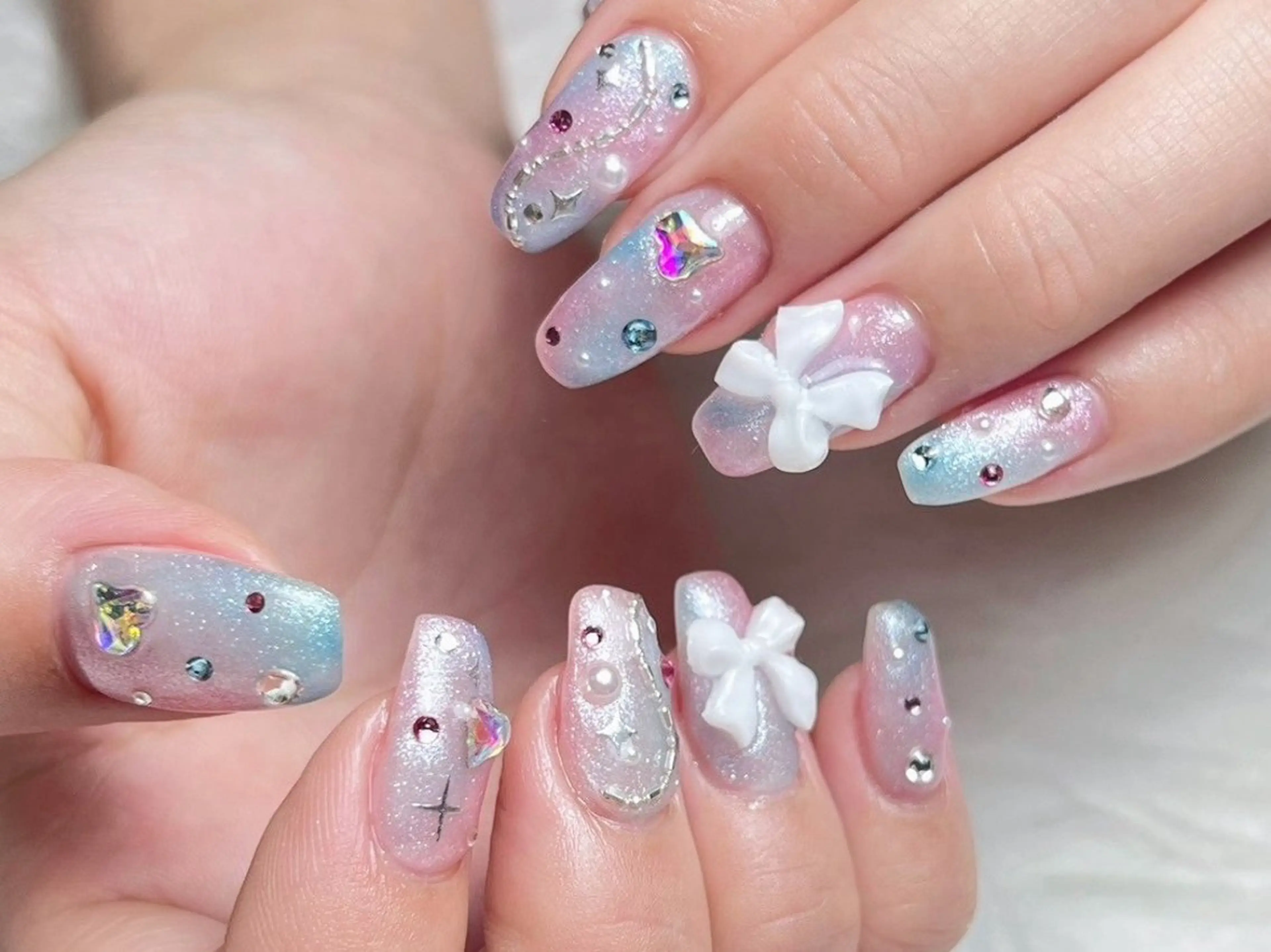 ネイル グラデーション 韓国ネイル 持ち込み ハンドネイル Nail lieNのネイルデザイン