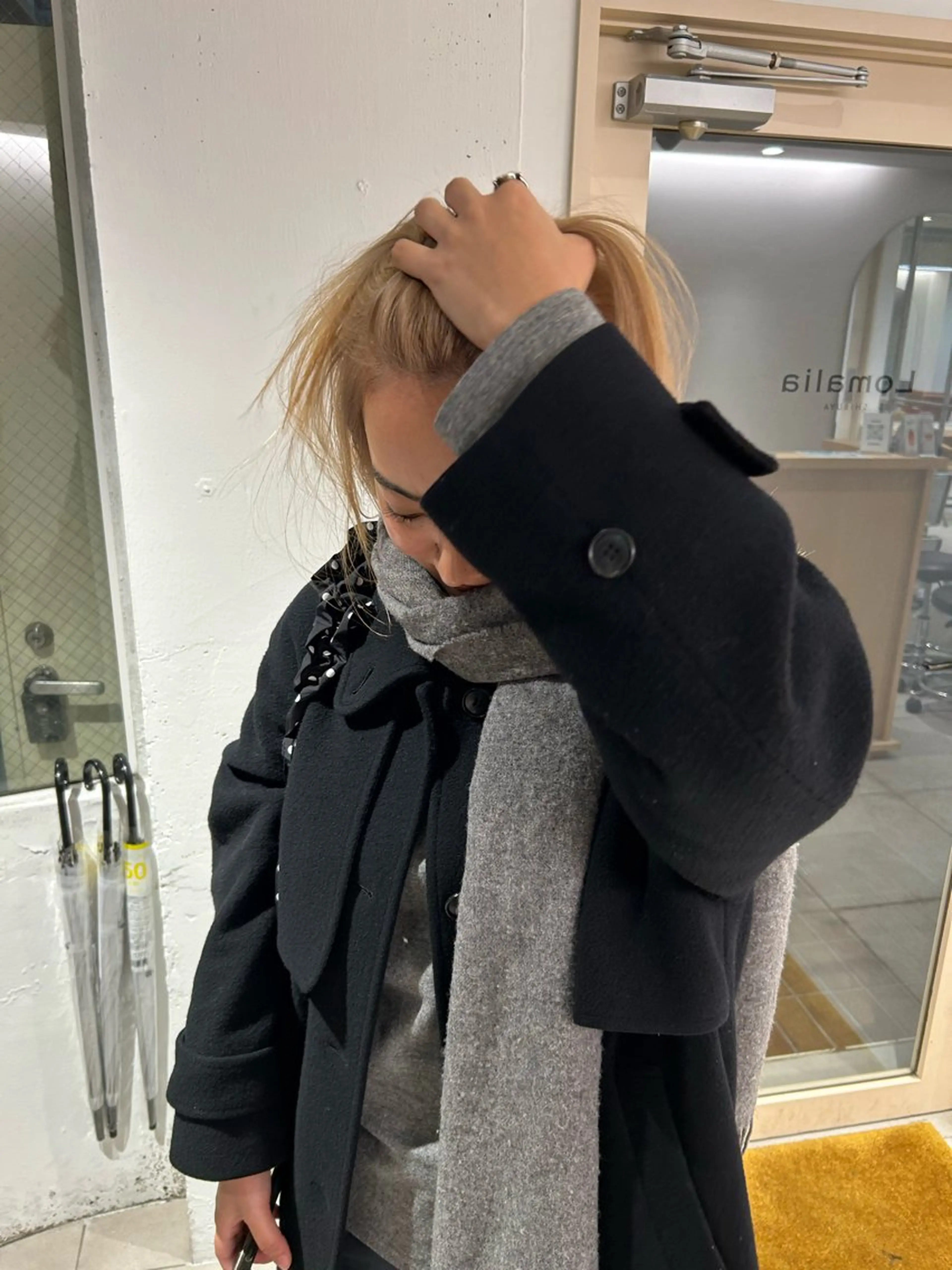 セミロング カラー ヘアカラー トリートメント ケアパーマ/ケアブリ ーチdaisukeのヘアスタイル