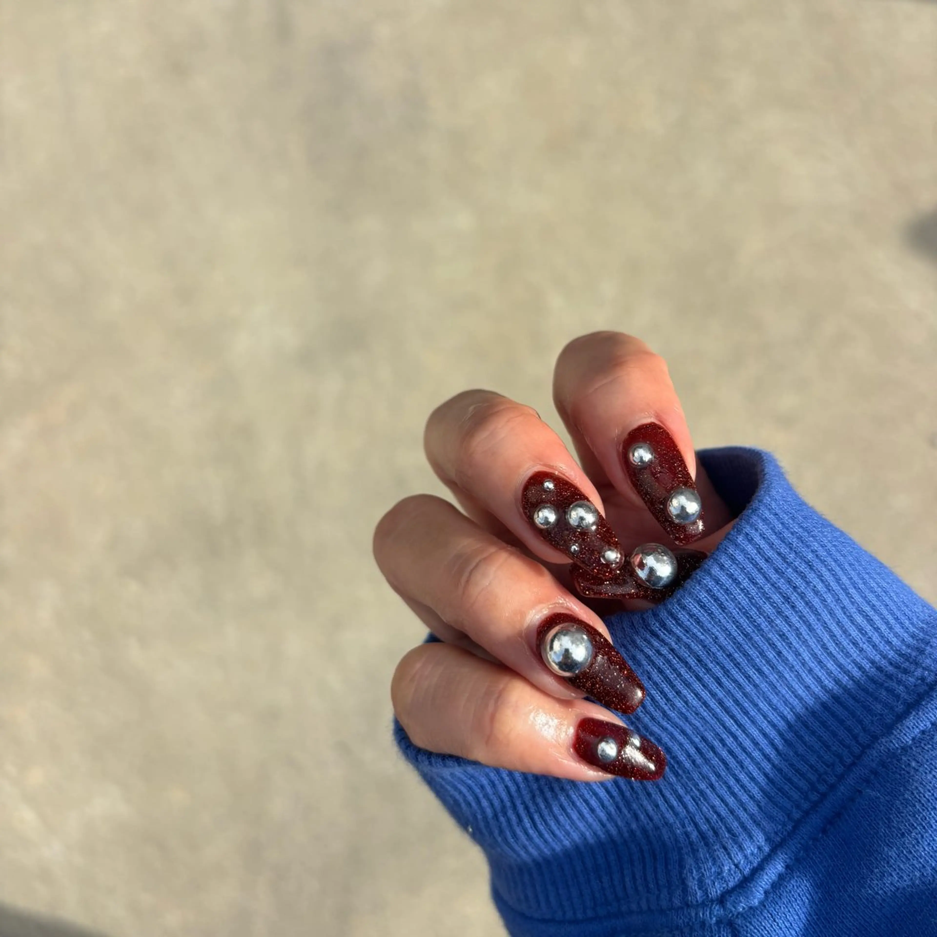 ネイル ハンドネイル Sea  nail by emaのネイルデザイン