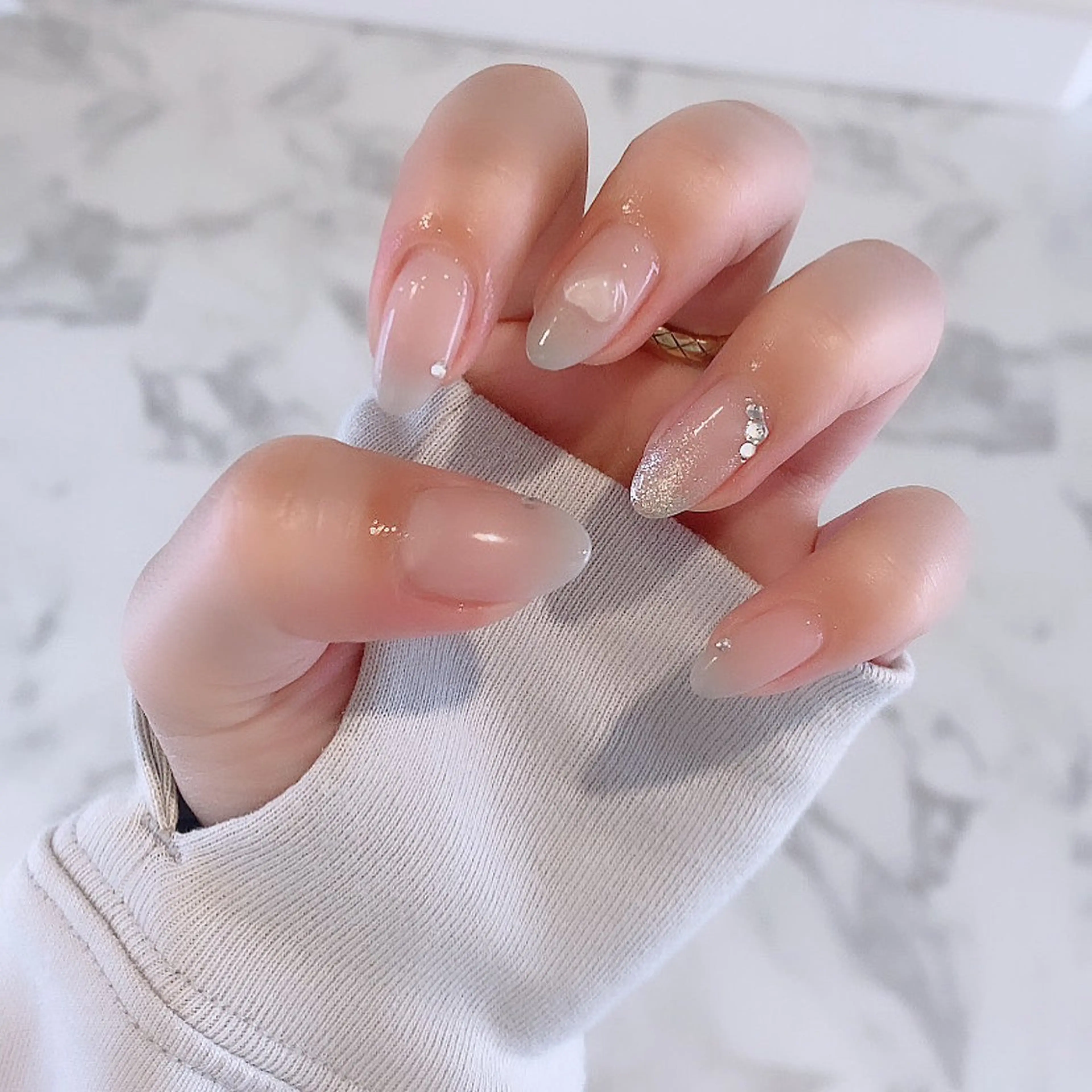 ネイル 西大分S.Nail 𓏲⋆🪸.⋆⸜🫧のネイルデザイン