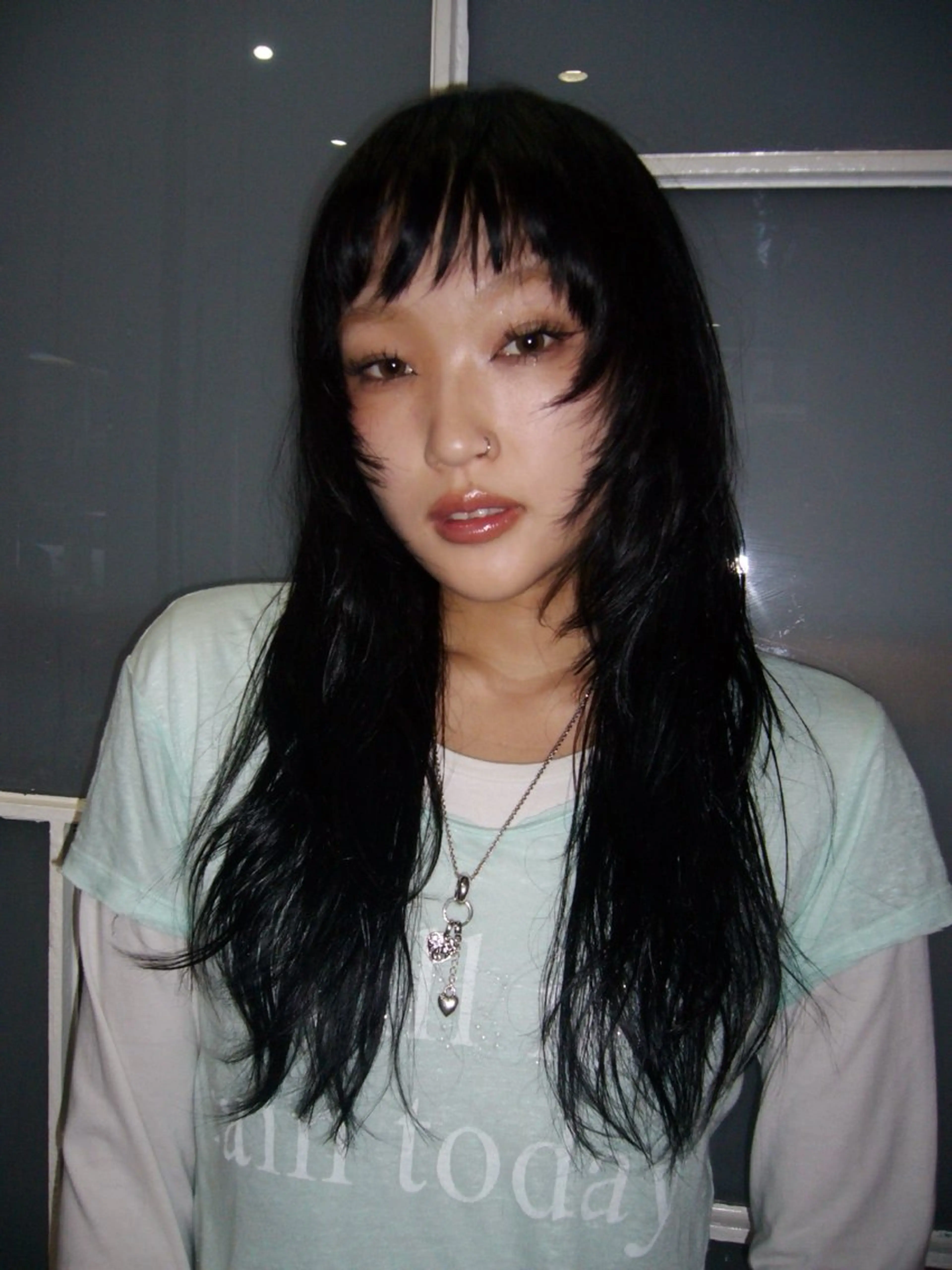 ロング カラー カット ヘアカラー 坂入 美帆のヘアスタイル