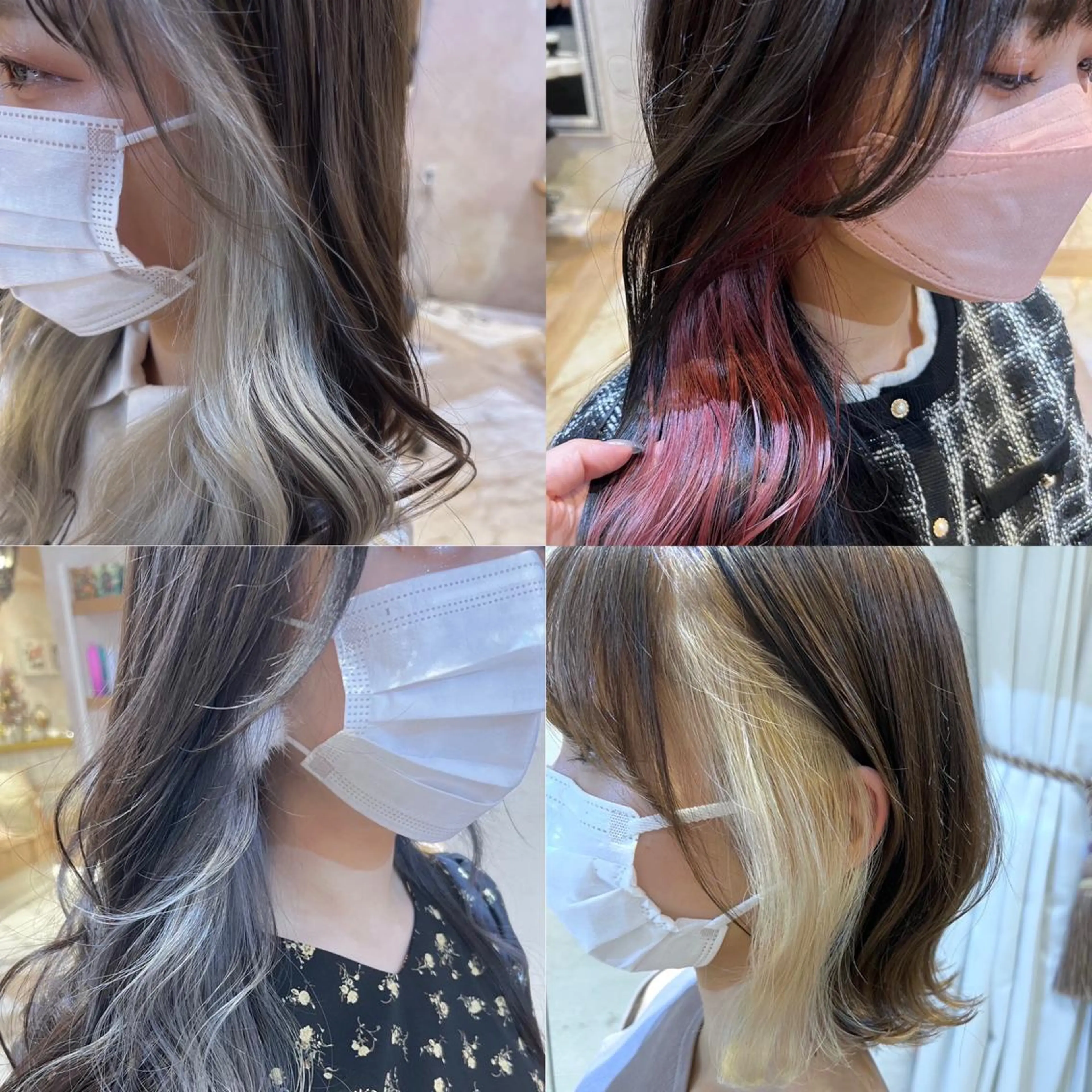 ロング カラー インナーカラー 小嶋 真滋のヘアスタイル