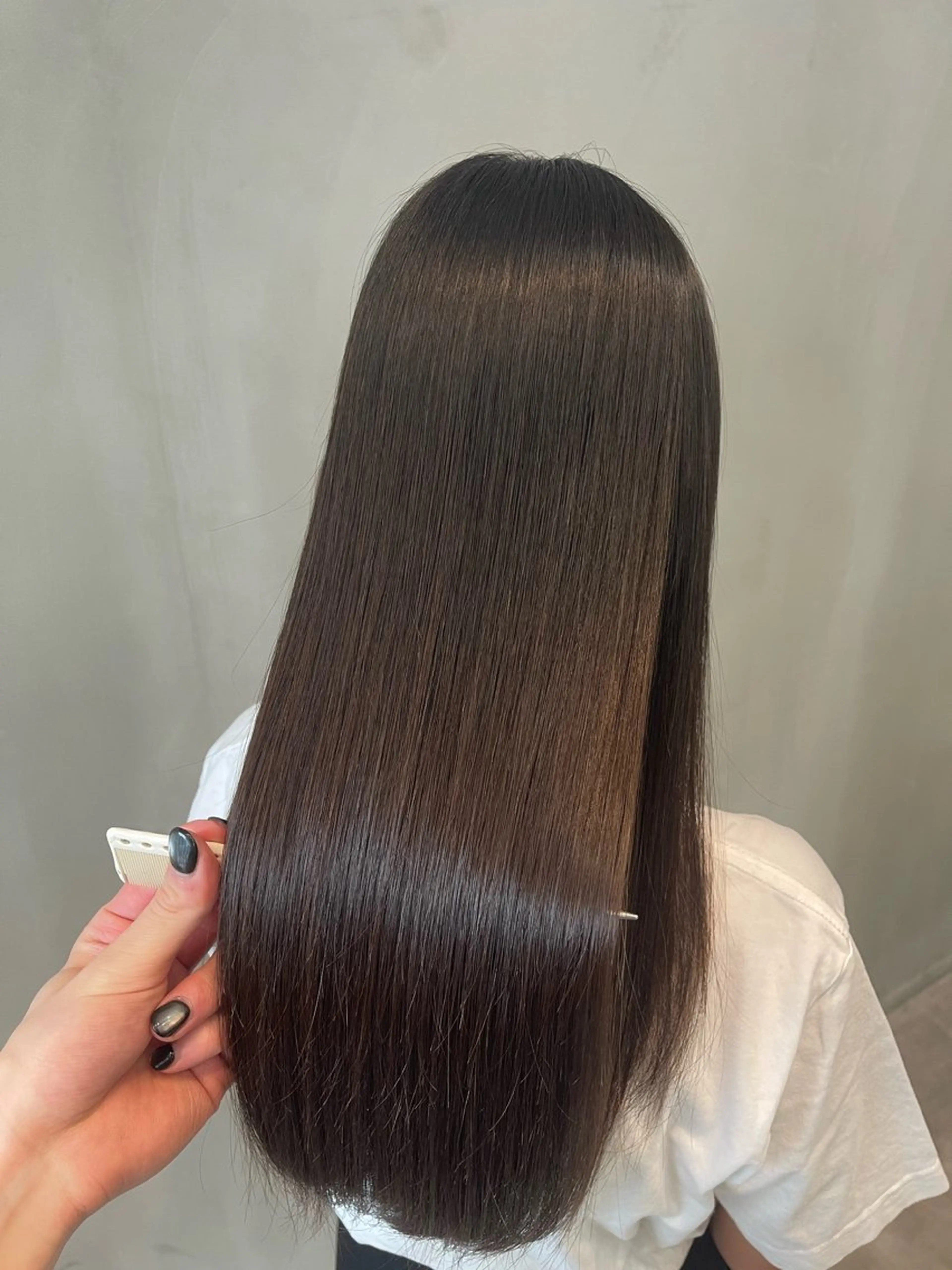 ロング 縮毛矯正 Lafithhair lov. 福山駅家店のヘアスタイル