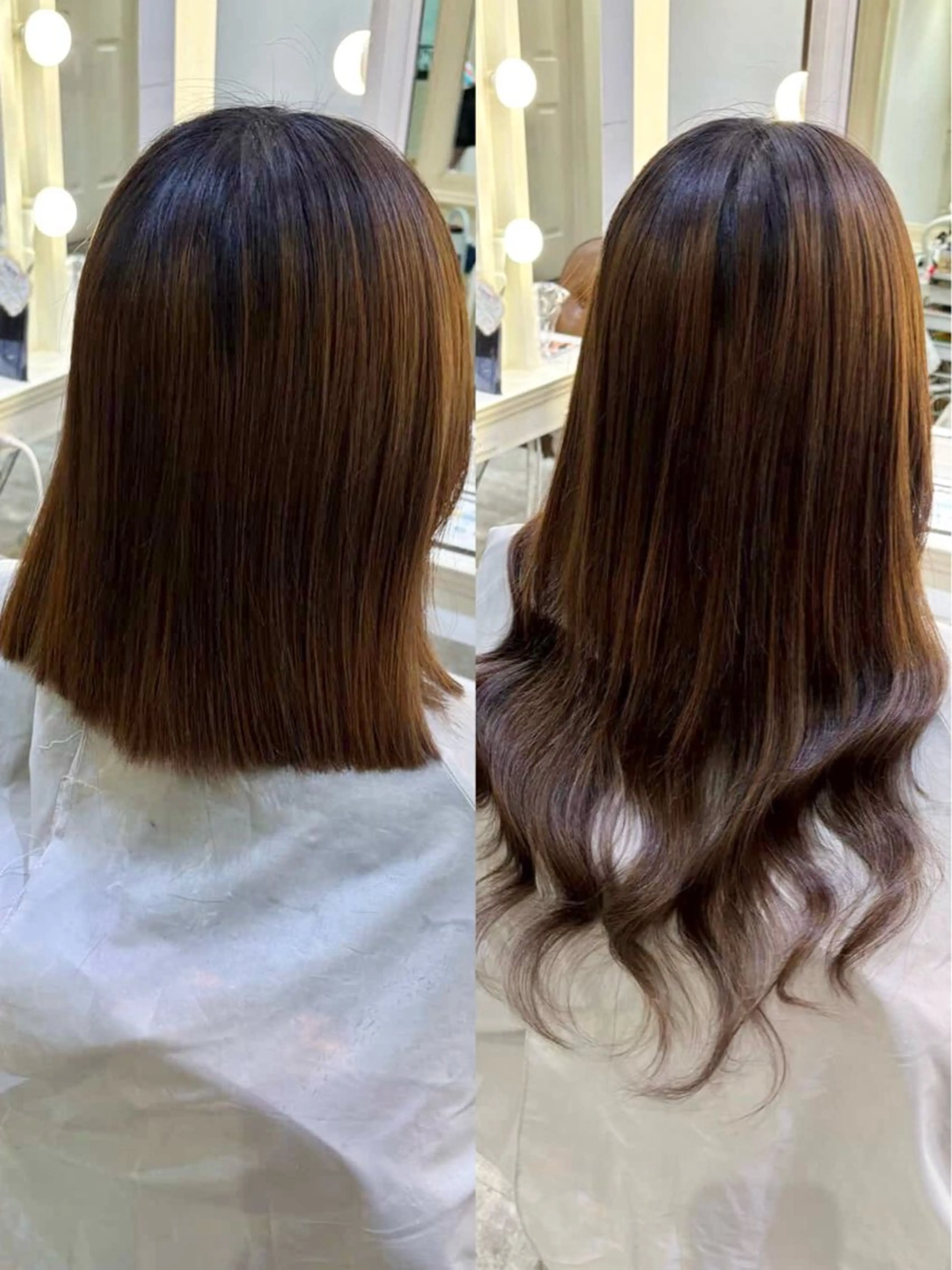 ロング ヘアアレンジ エクステ カット エクステ 縮毛矯正/エクステ /艶カラー/ヘアメのヘアスタイル