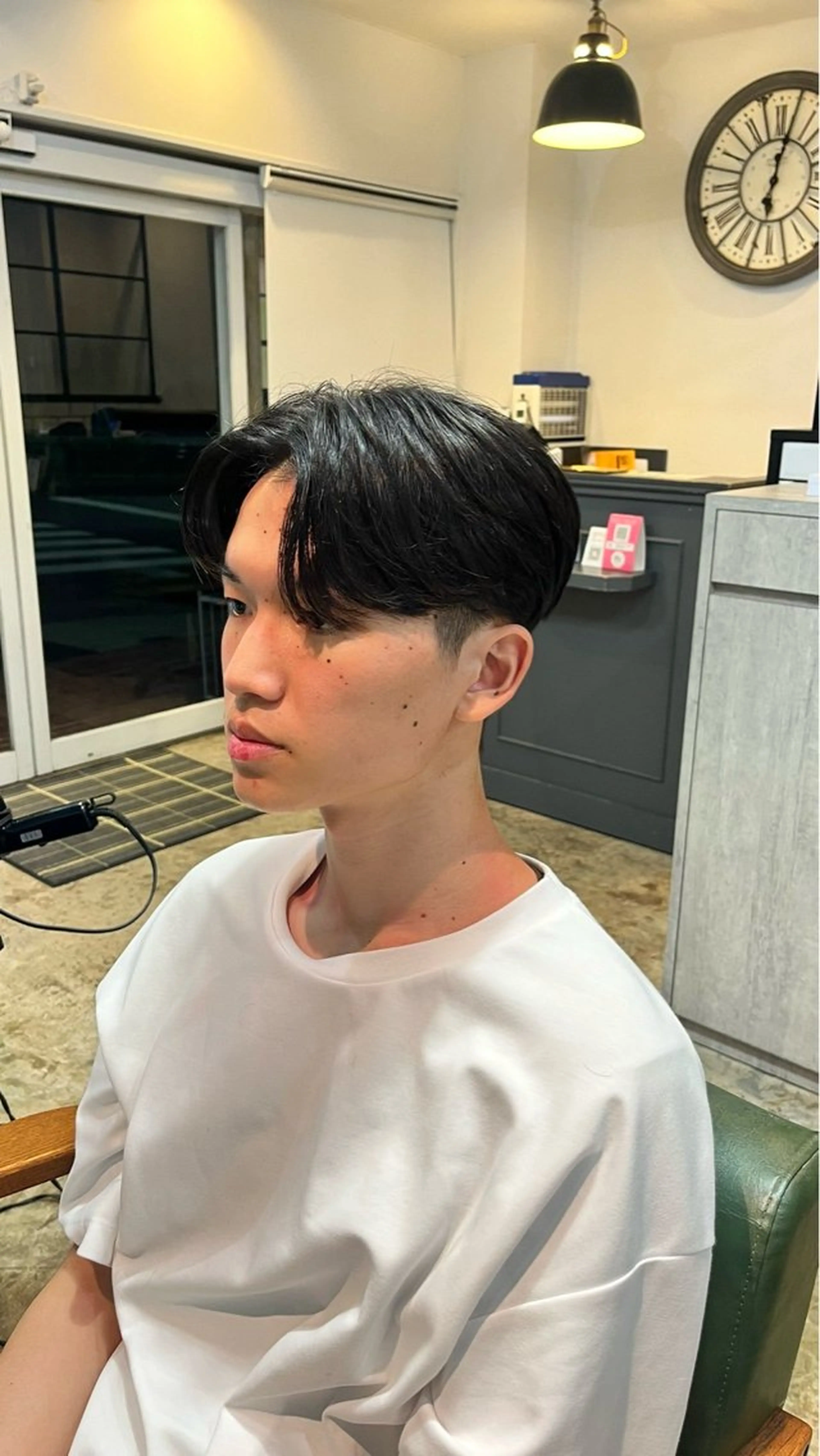 ショート メンズ センターパート 刈り上げ メンズ専門 Ryukiのヘアスタイル