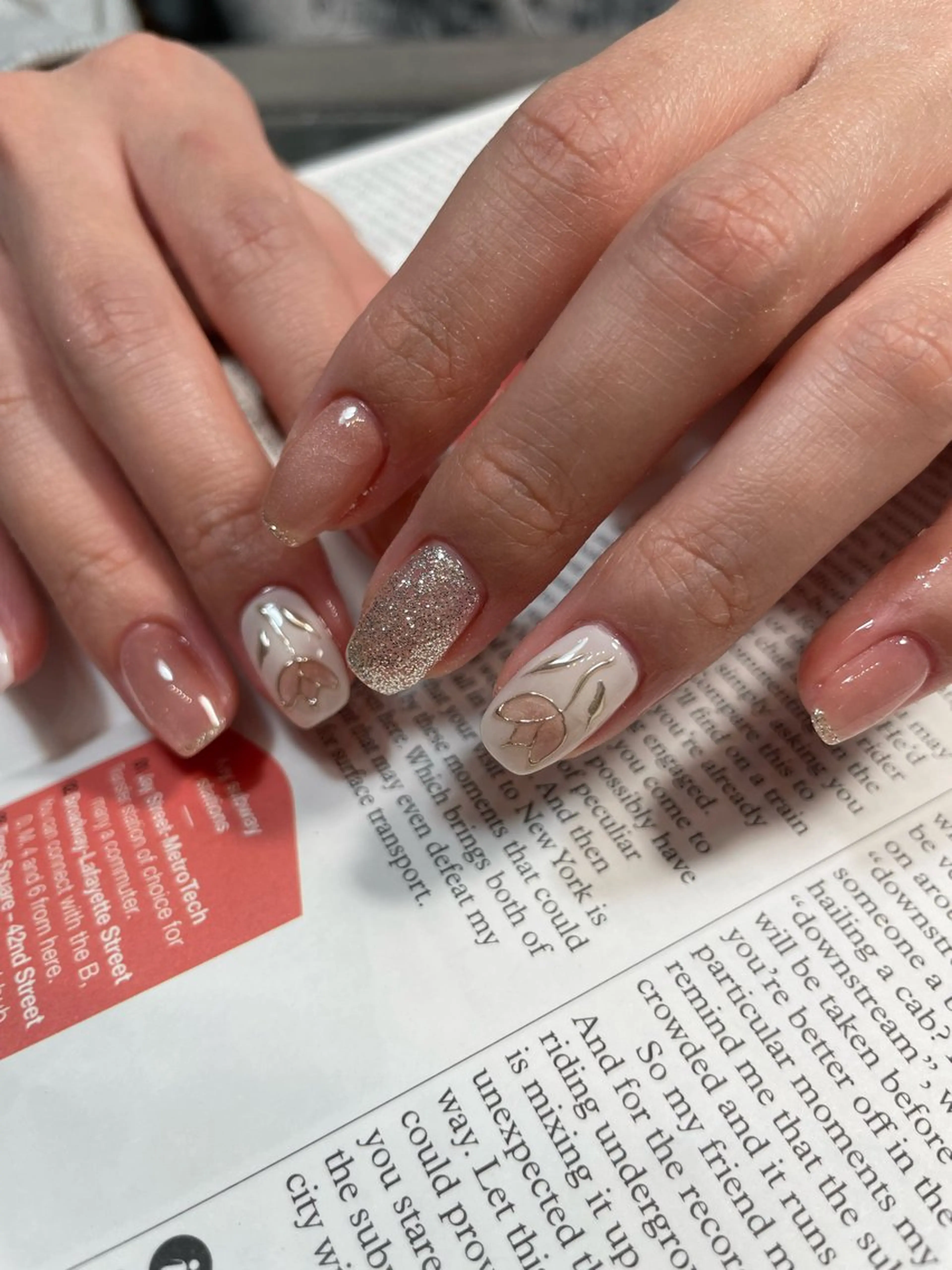 ネイル 🫧Sunrich lu🤍のネイルデザイン