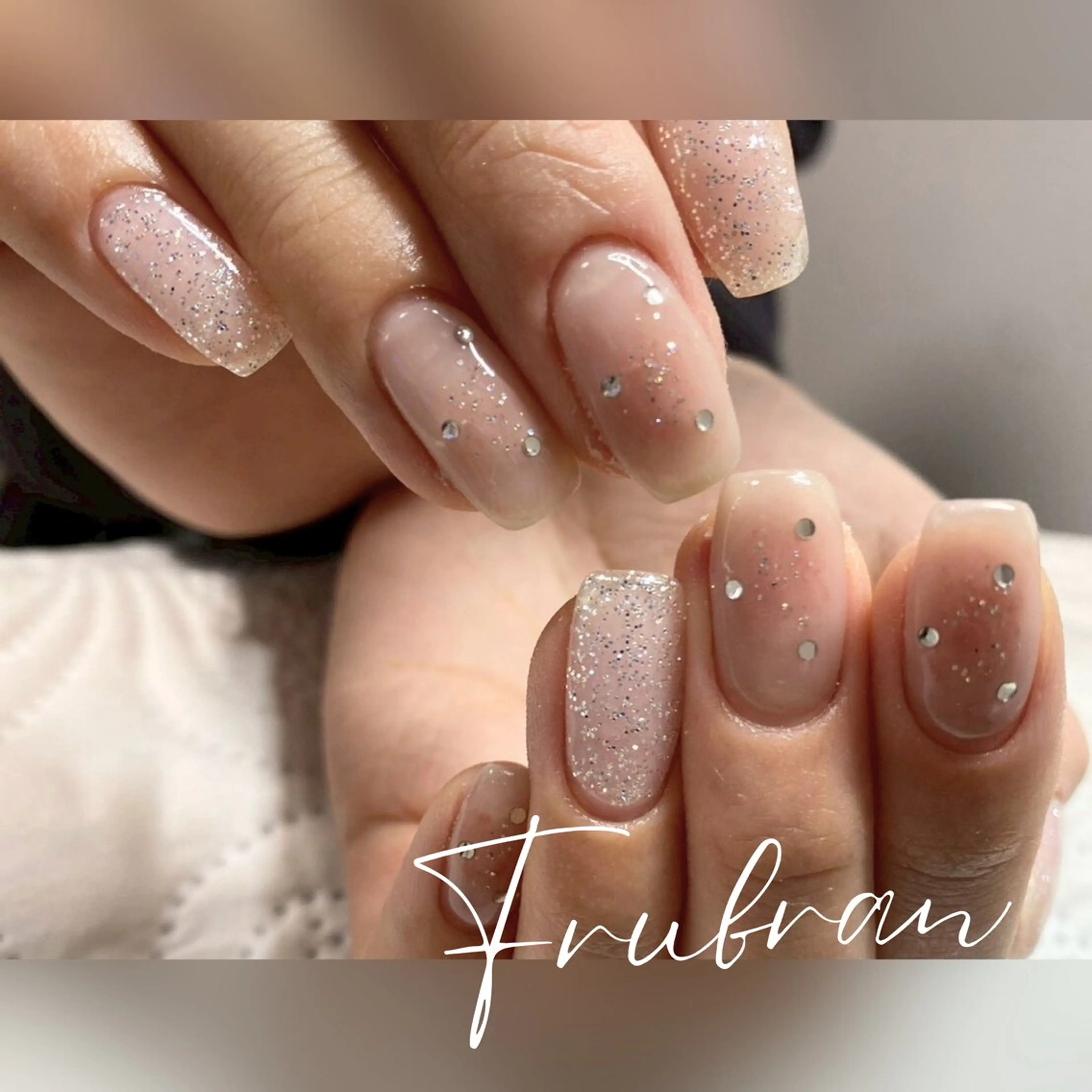 ネイル シンプルネイル ハンドネイル Frubran フルーブランのネイルデザイン