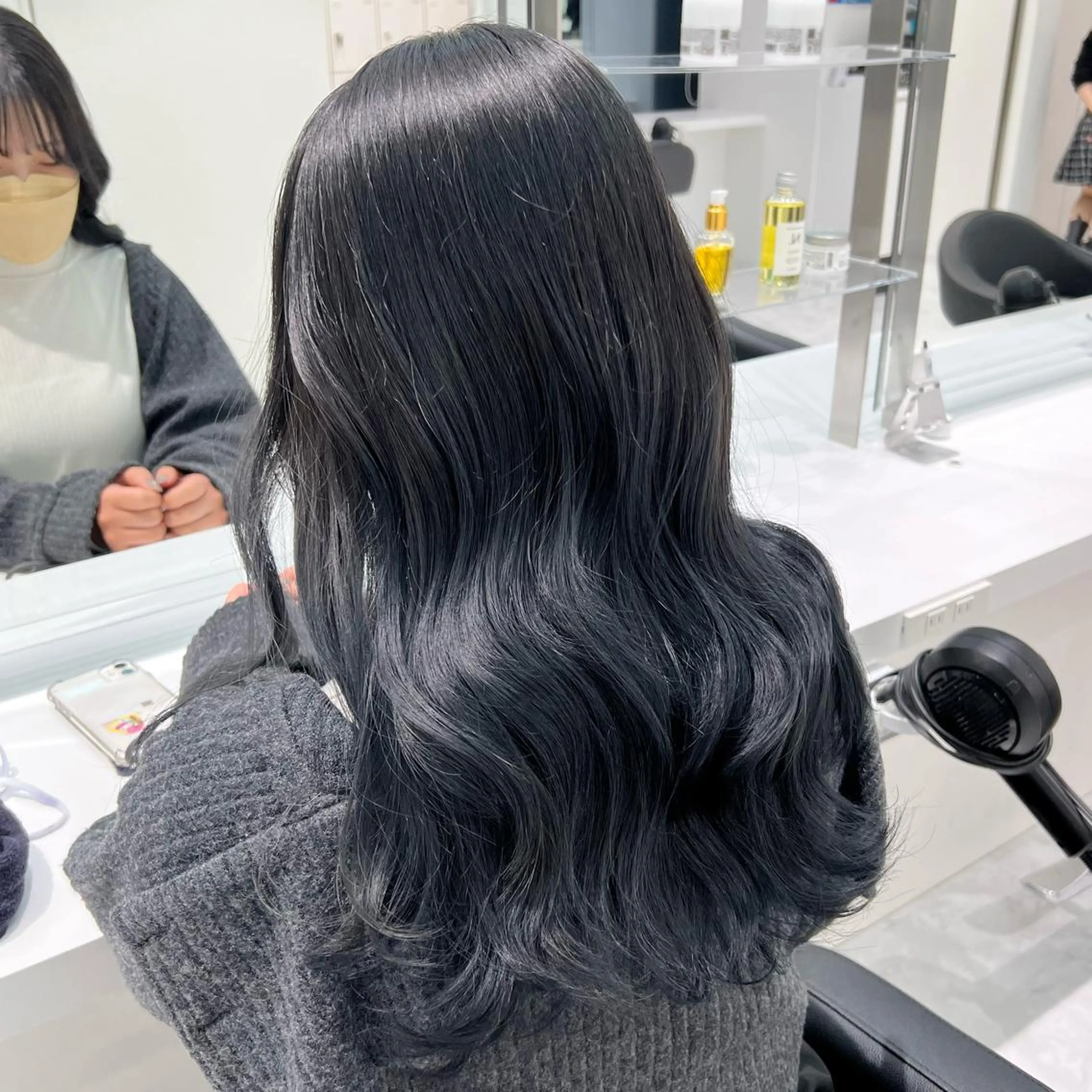 ロング カット ヘアカラー トリートメント ヘアセット まつパ/ケア ブリーチ/sEnAのヘアスタイル