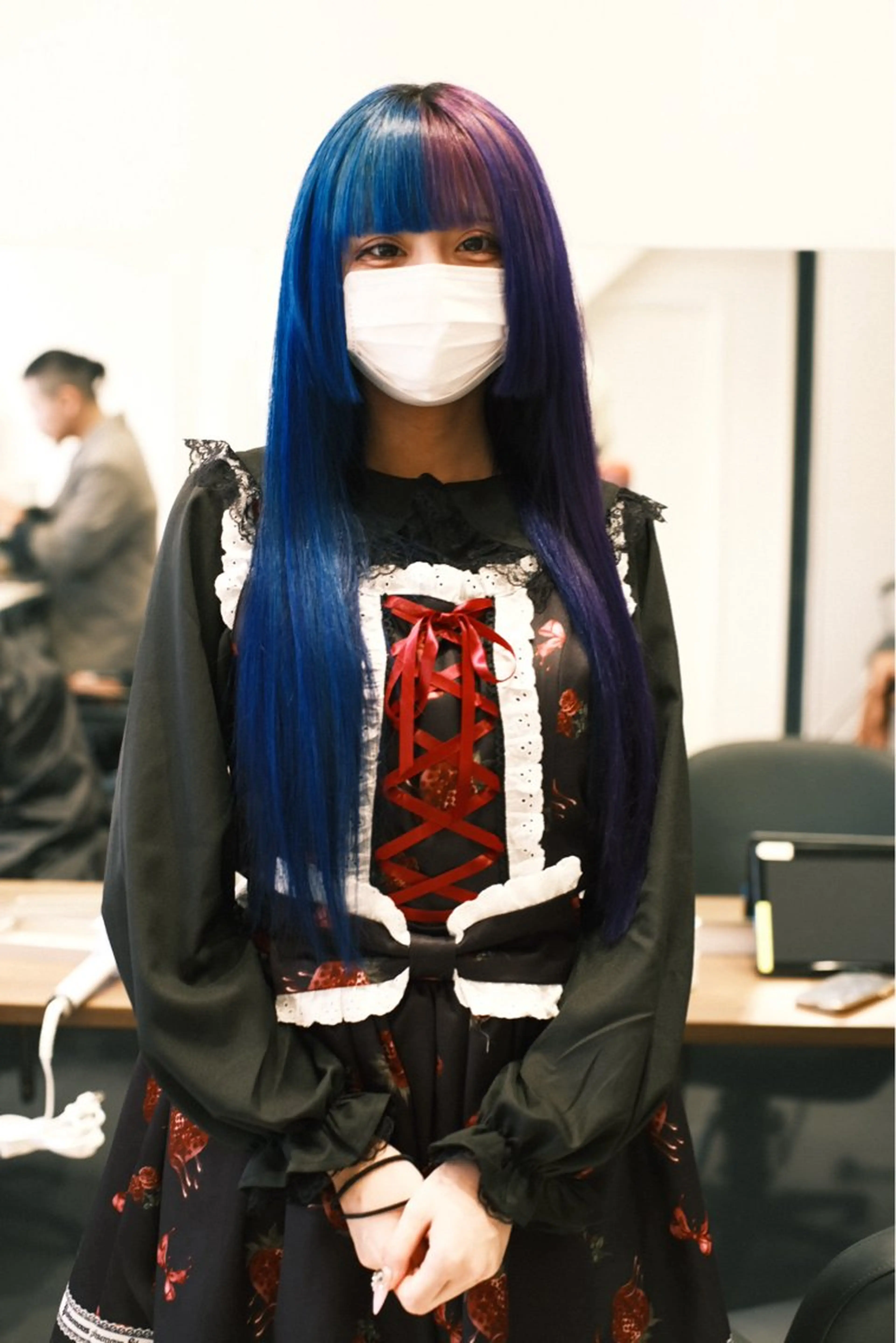 ロング カラー ヘアアレンジ ヘアカラー トリートメント T.a.g中崎町所属・個性爆弾💣 ダブルカラー/ゆかのヘアスタイル