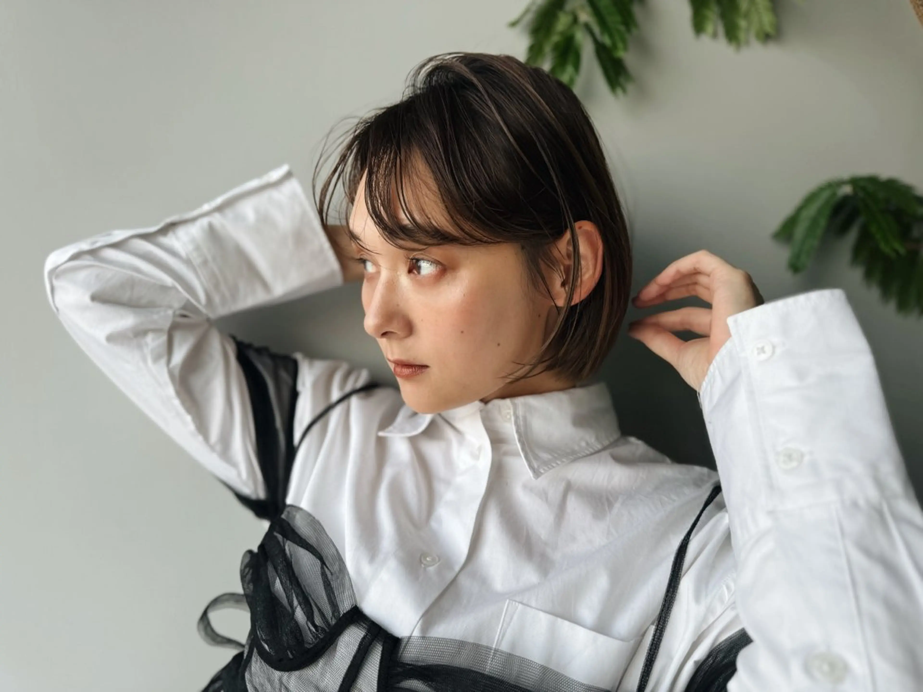 ショート 岸川 恭子のヘアスタイル