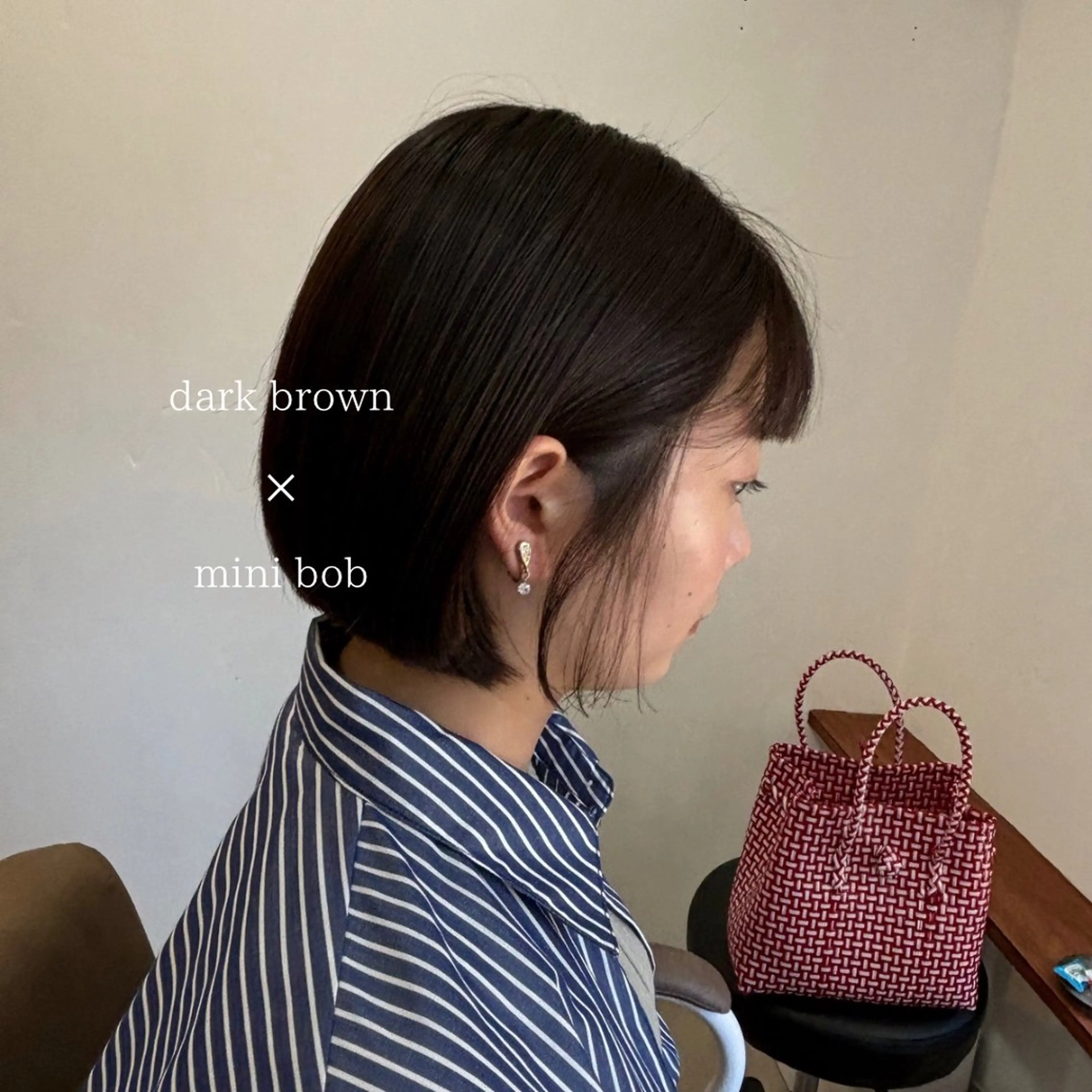 ショート ボブ カット トリートメント 透明感カラー／髪質 改善 YUKAのヘアスタイル