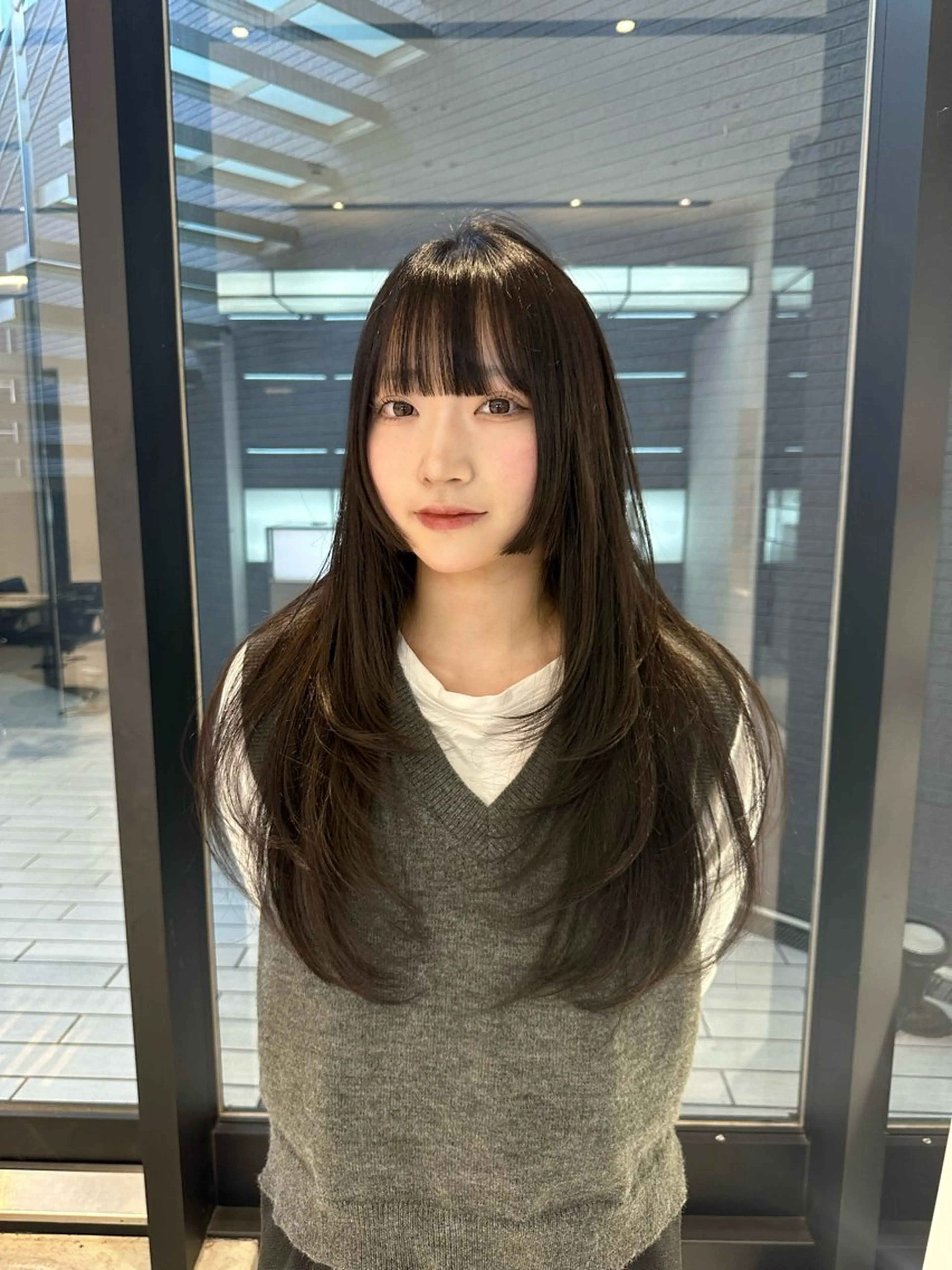 ロング 姫カット レイヤーカット ハッシュカット ✦·.⋆  SAYAのヘアスタイル