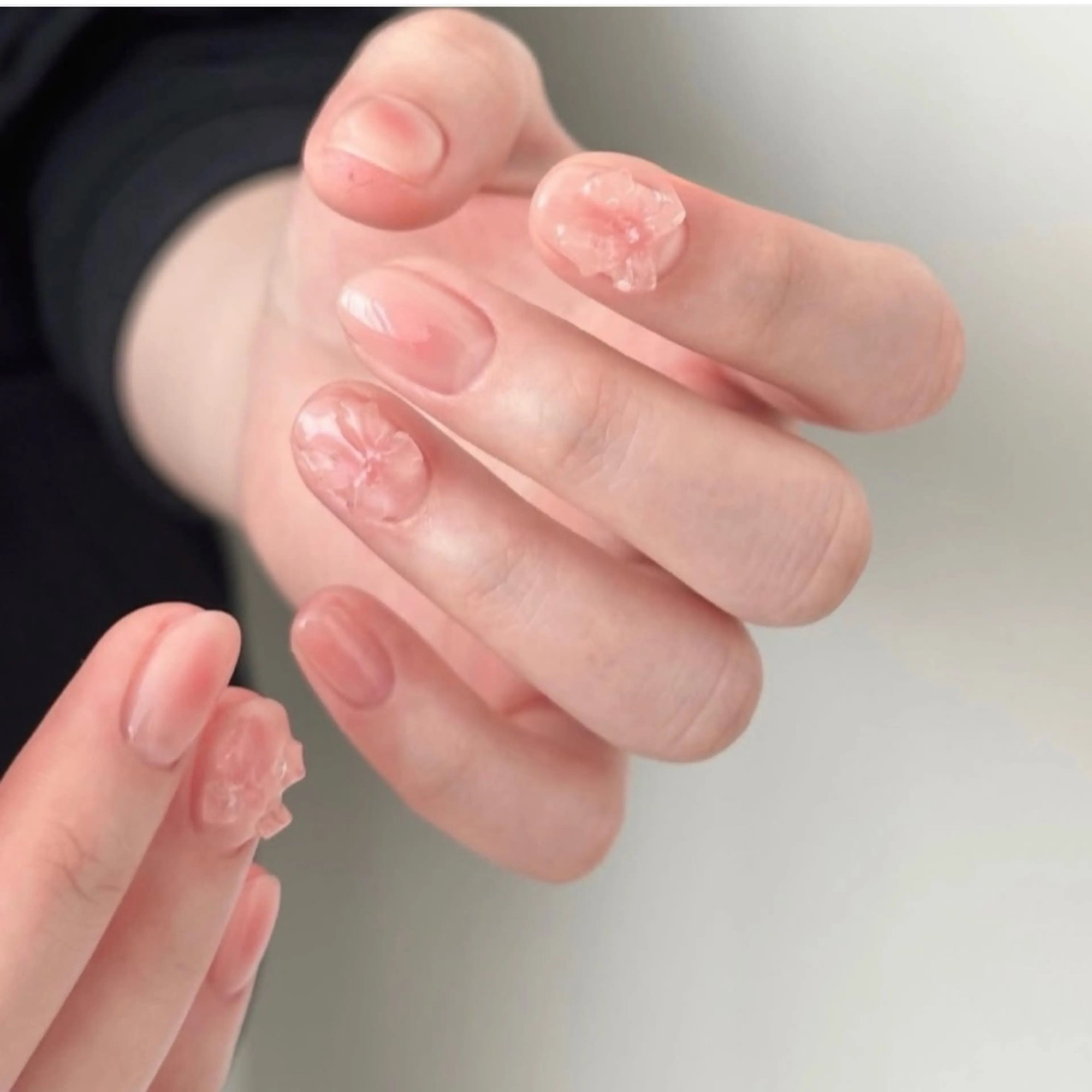 ネイル キラキラネイル 韓国ネイル マグネットネイル ミラーネイル ニュアンスネイル ハンドネイル ハンドケア Akina Nailのネイルデザイン