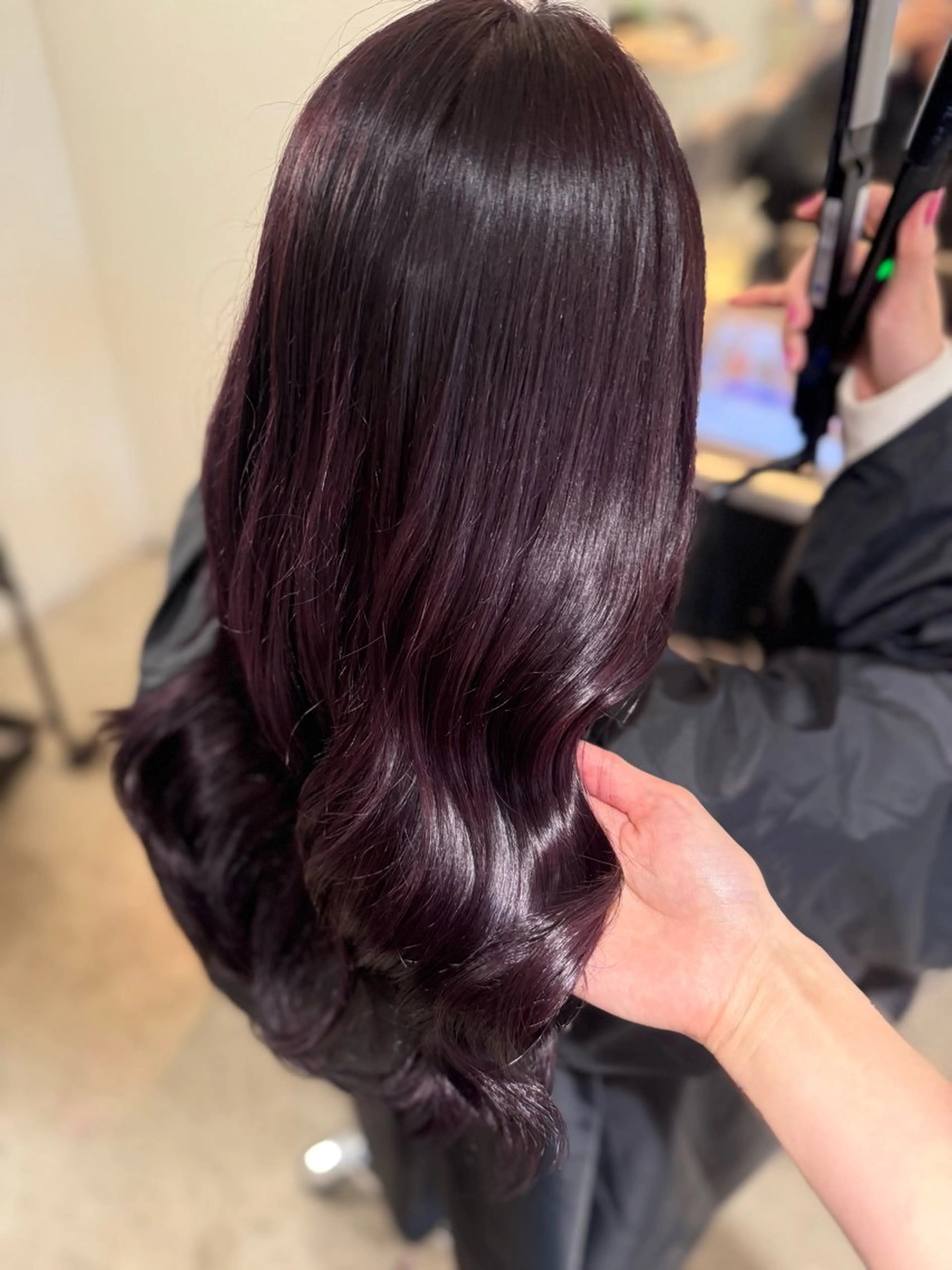 ロング カラー ラベンダーカラー 🦋🫧艶髪カラー 🫧🦋あいりのヘアスタイル