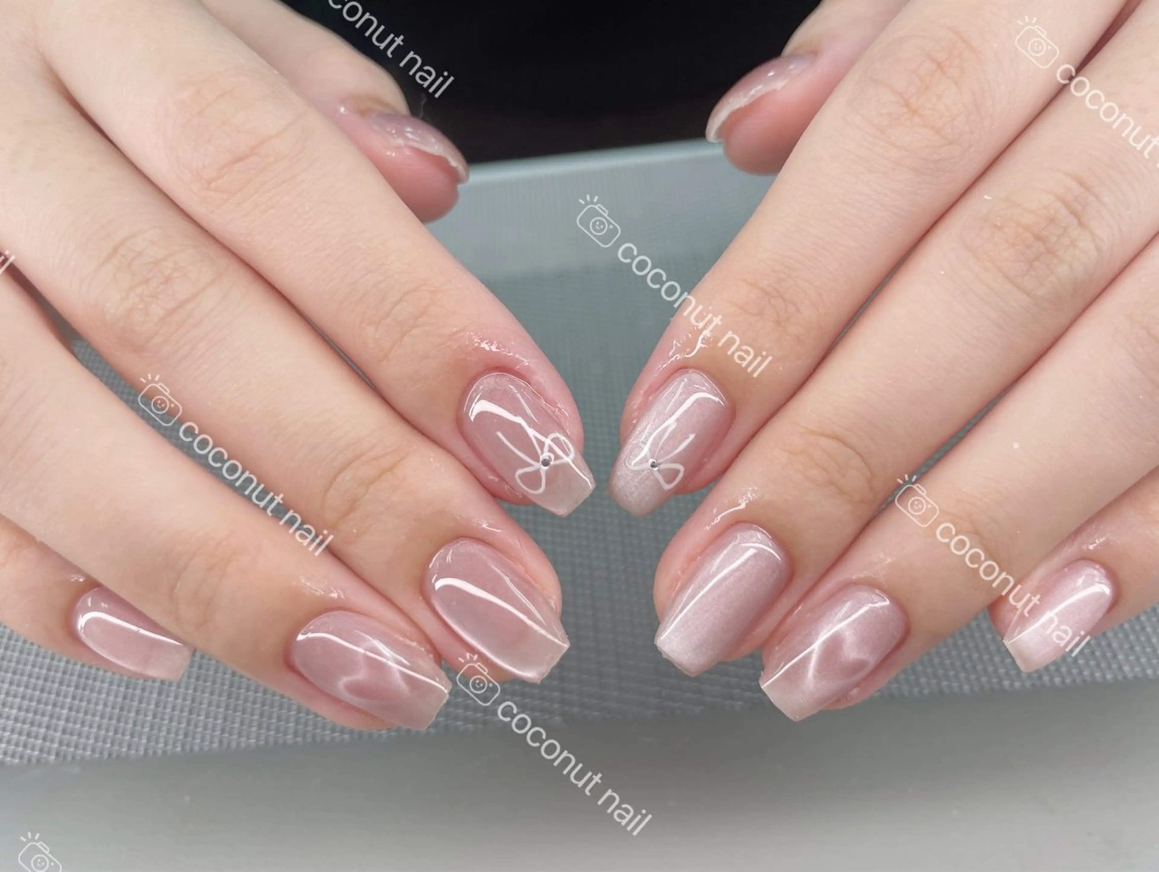 ネイル ハンドネイル 神田 ココナッツのネイルデザイン