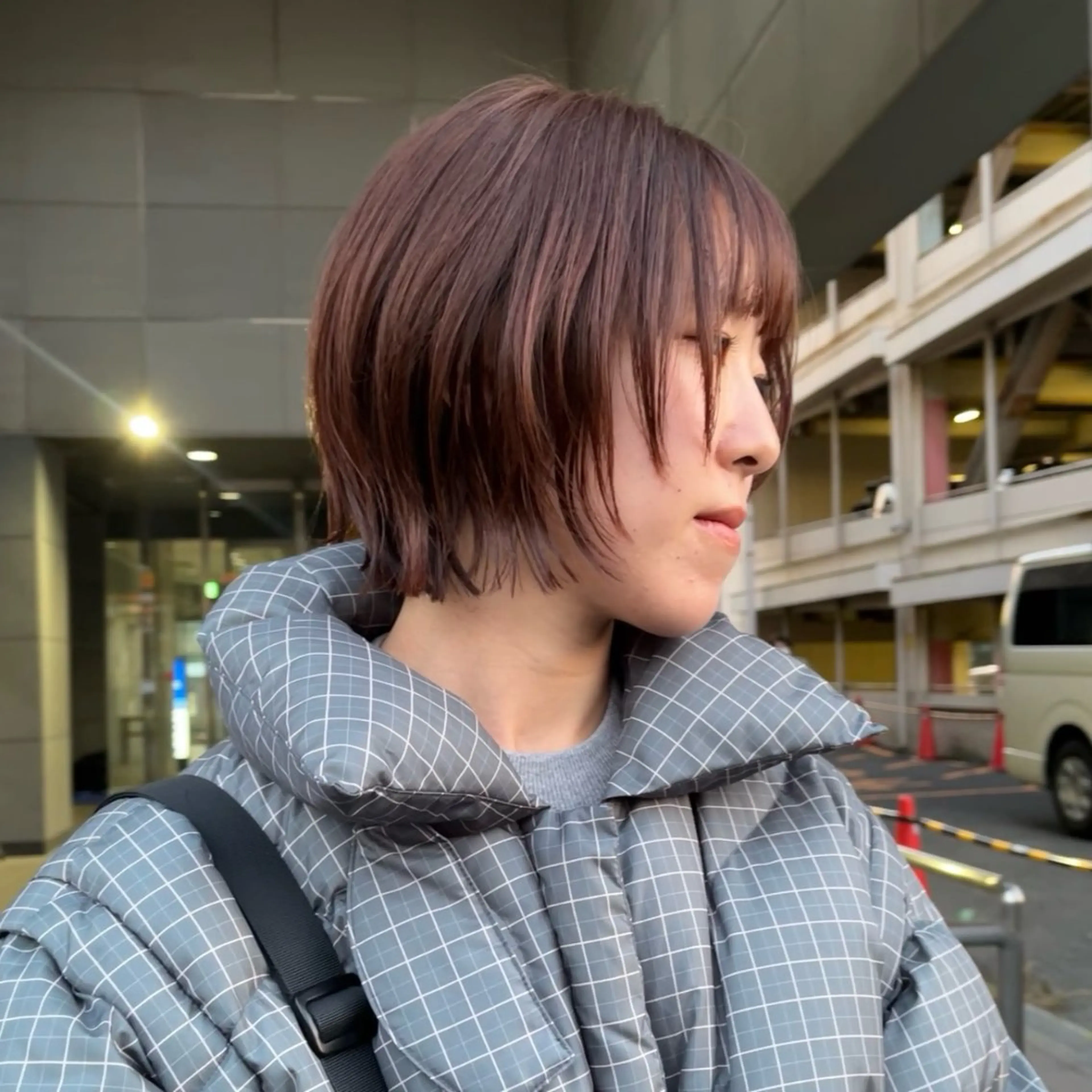 ショート たおちゃん／レイヤー ／透明感カラーのヘアスタイル