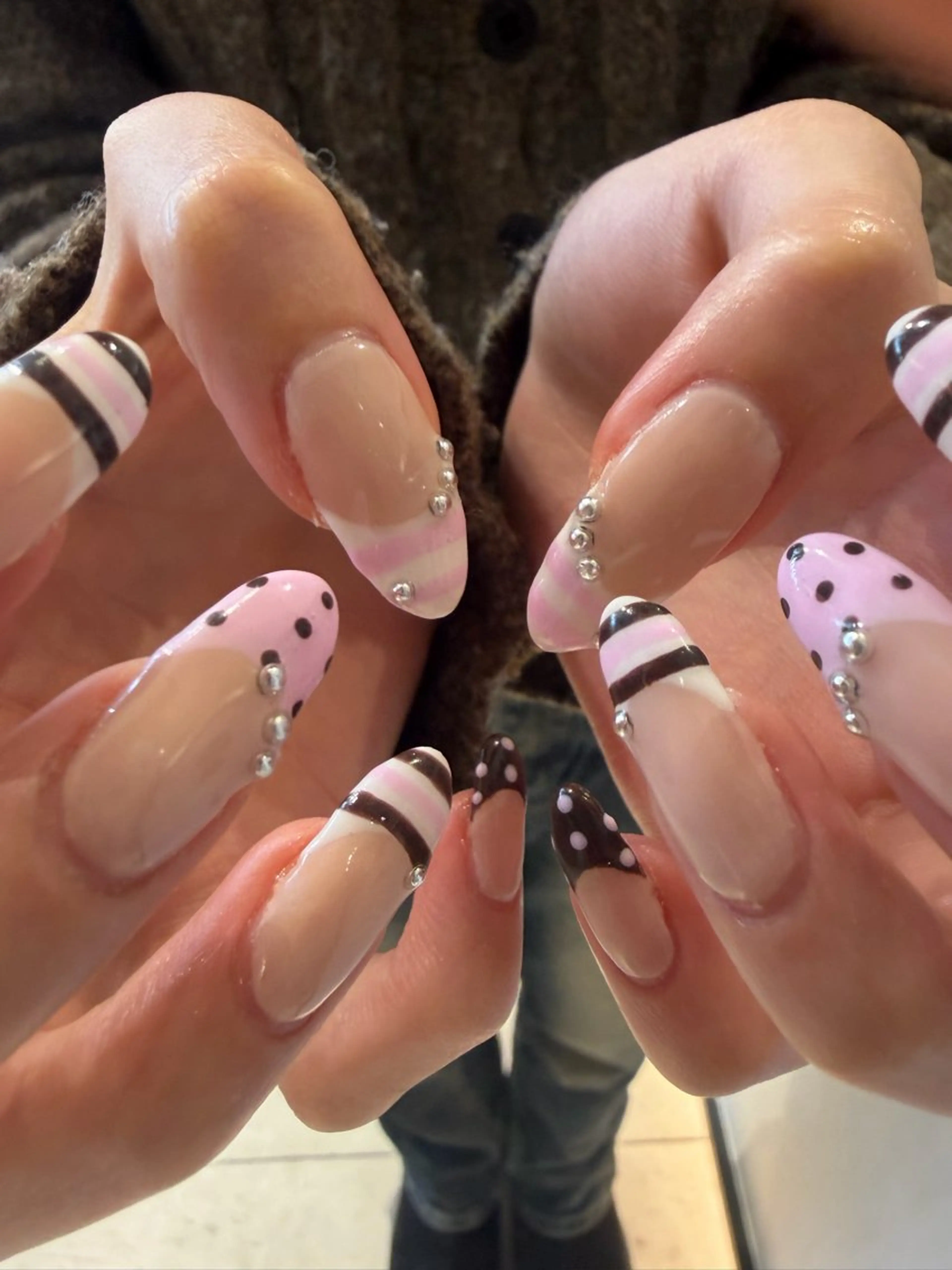 ネイル ハンドネイル ハンドケア デザイン/ハッシュ レイヤー/senaのヘアスタイル