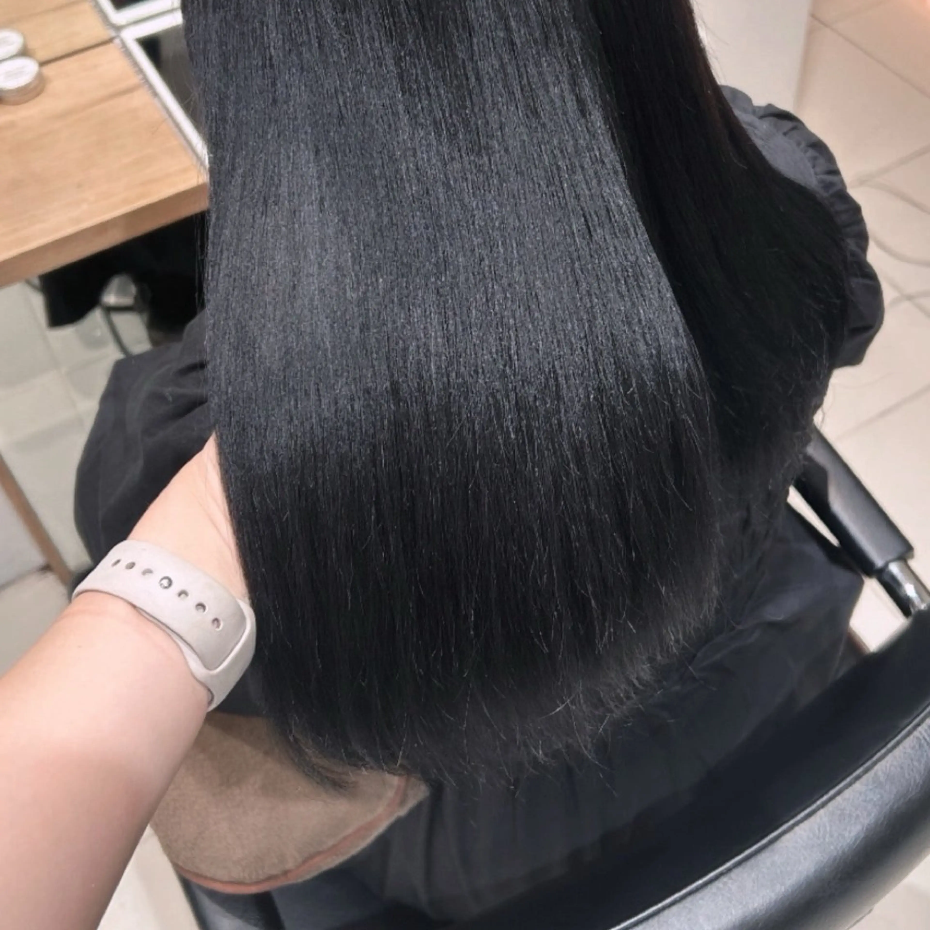 【セット割💫4月5月限定】髪質改善ワンカラー➕カラーキープ3stepトリートメント 色持ち良く艶々カラー💖☀️の写真