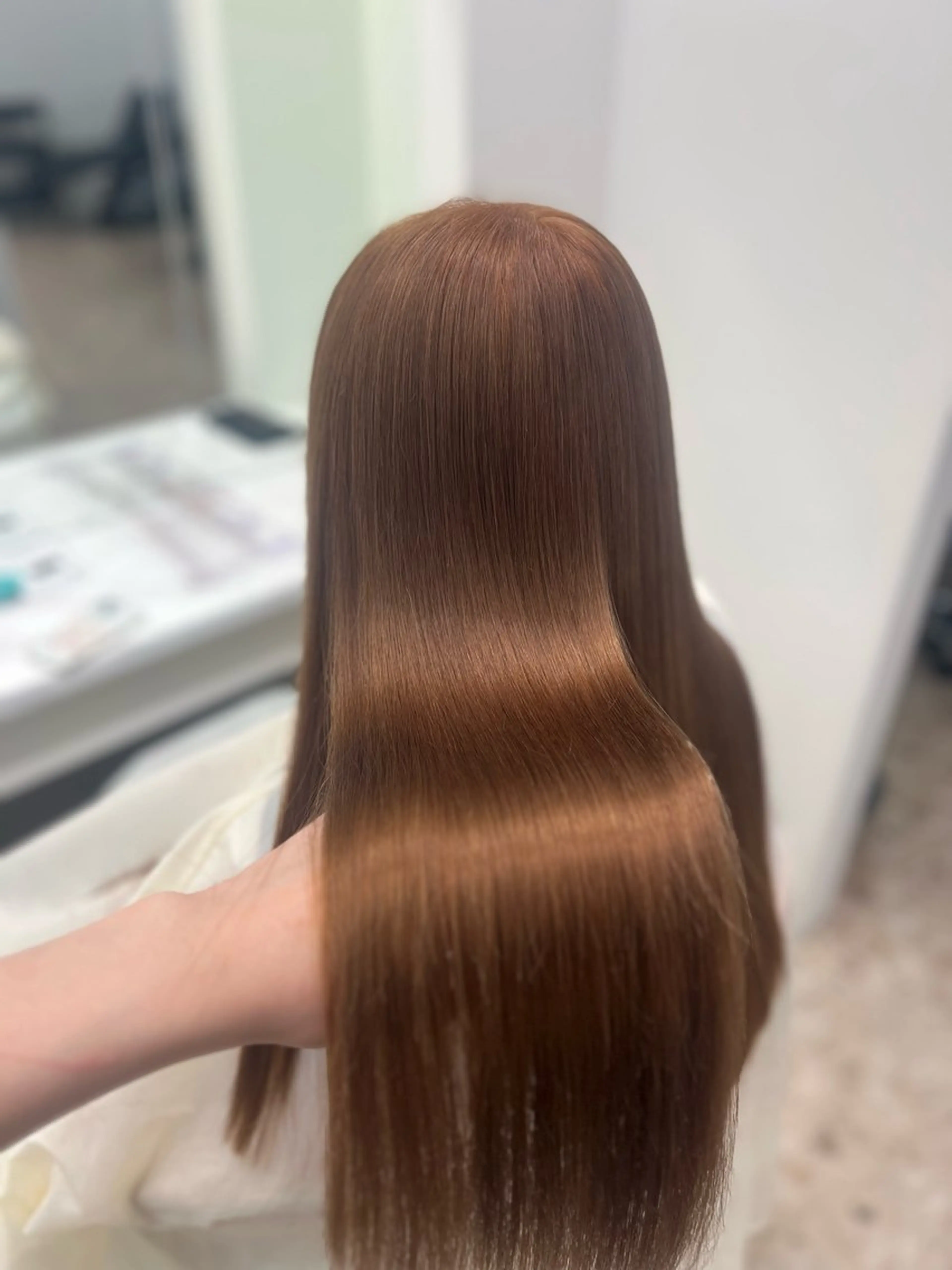 ロング カラー ヘアカラー トリートメント 髪質改善/レイヤー/ 透明感カラー/桃谷翼のヘアスタイル