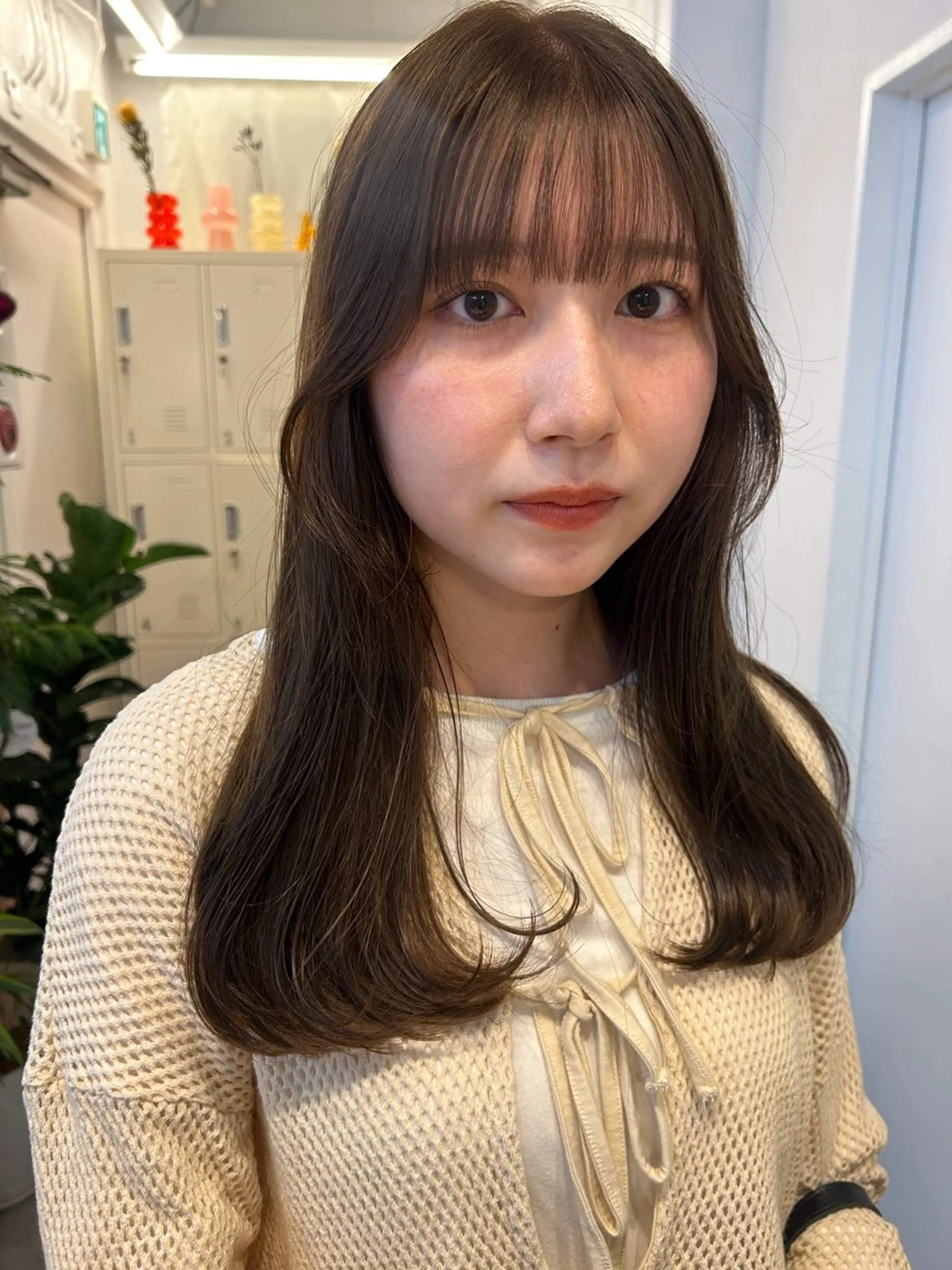 セミロング レイヤーカット/ 透明感カラーmikuのヘアスタイル