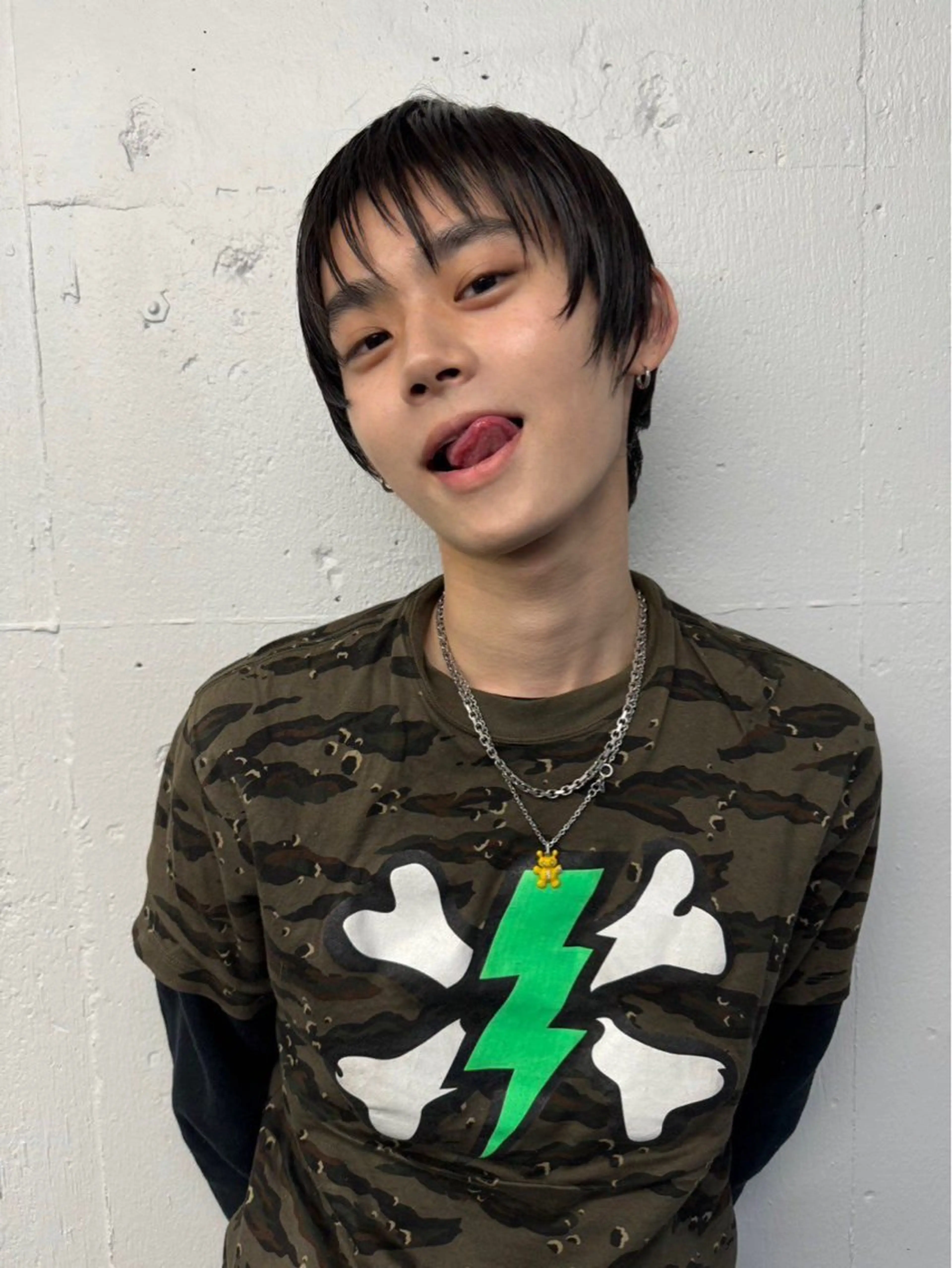 カラー メンズ ハイトーン /ベージュ/kaeのヘアスタイル