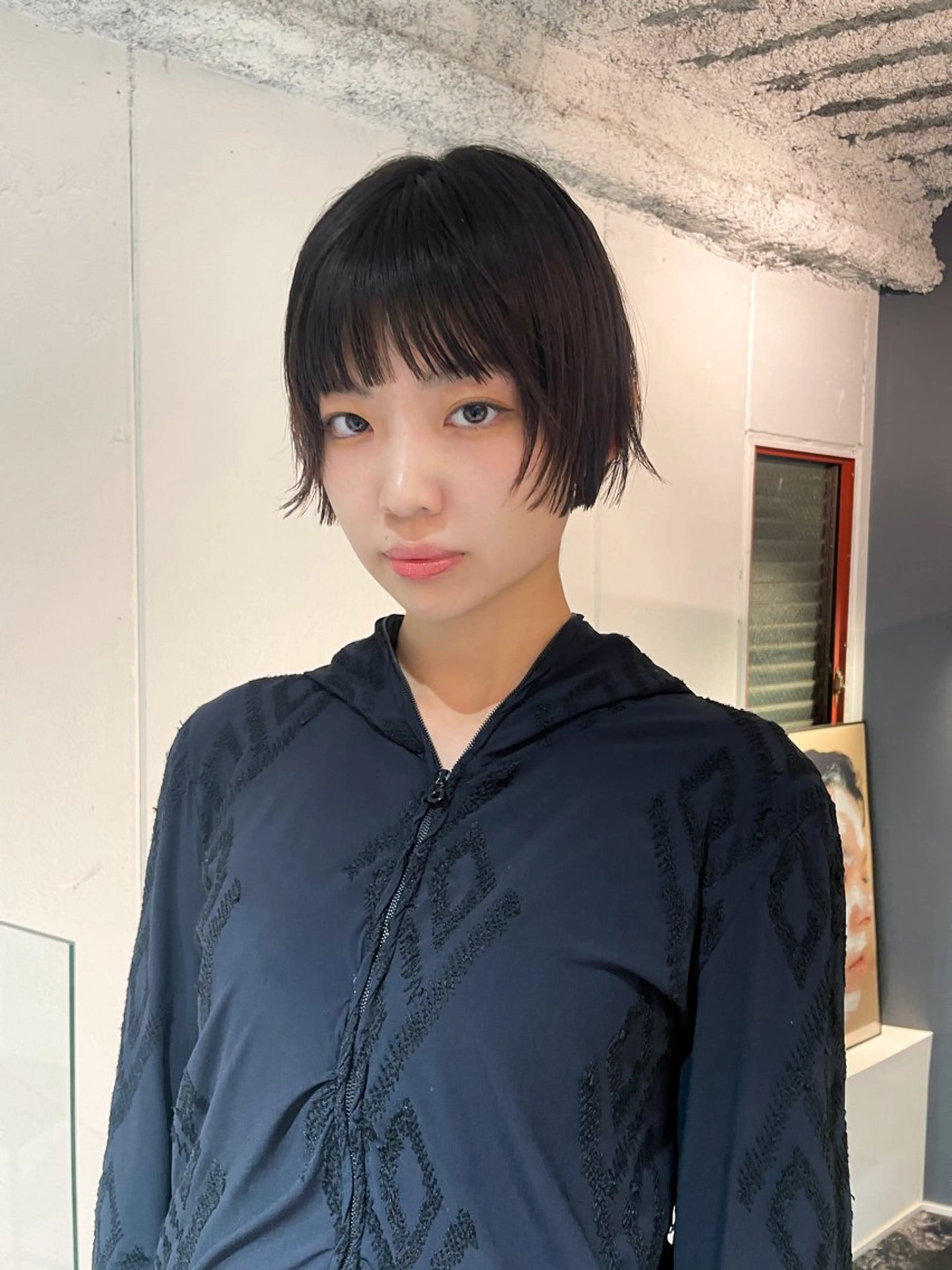 ショート カラー ヘアアレンジ 似合わせカット カット ハッシュカット/ 韓国ヘア☽⋰mahoのヘアスタイル